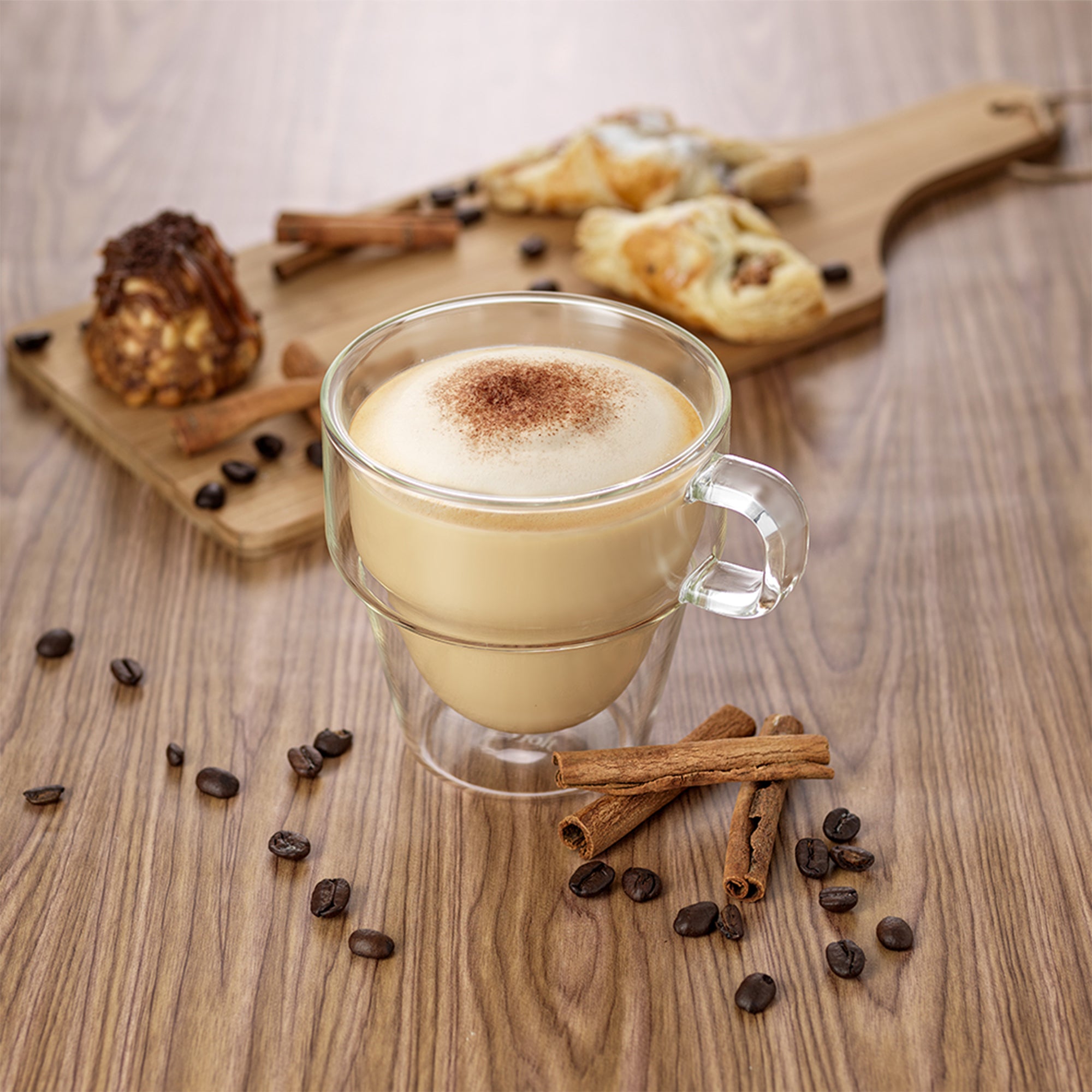 joyjolt-stoiva-double-wall-insulated-stackable-coffee-glasses-set-of-4-11-5-oz image 4