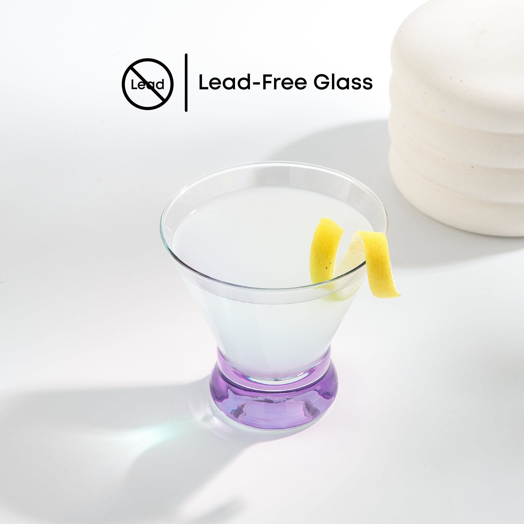 joyjolt-hue-colored-stemless-martini-glasses-7-5-oz-set-of-6 image 4
