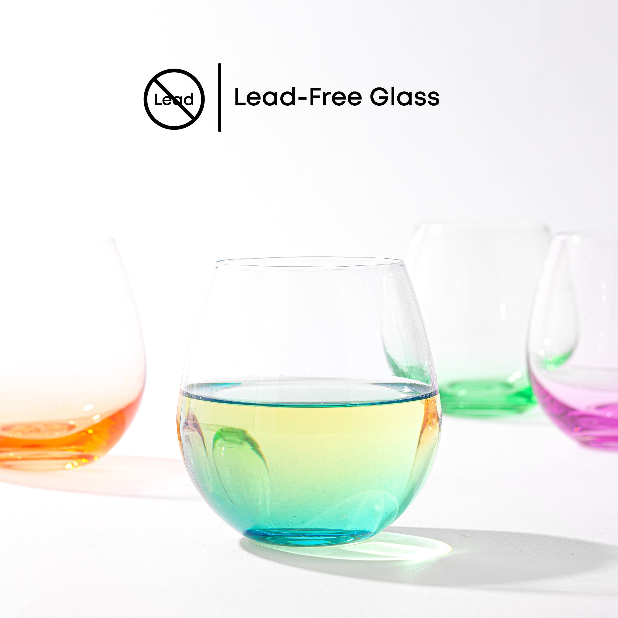 joyjolt-hue-colored-stemless-wine-glasses-set-of-6-15-oz image 4