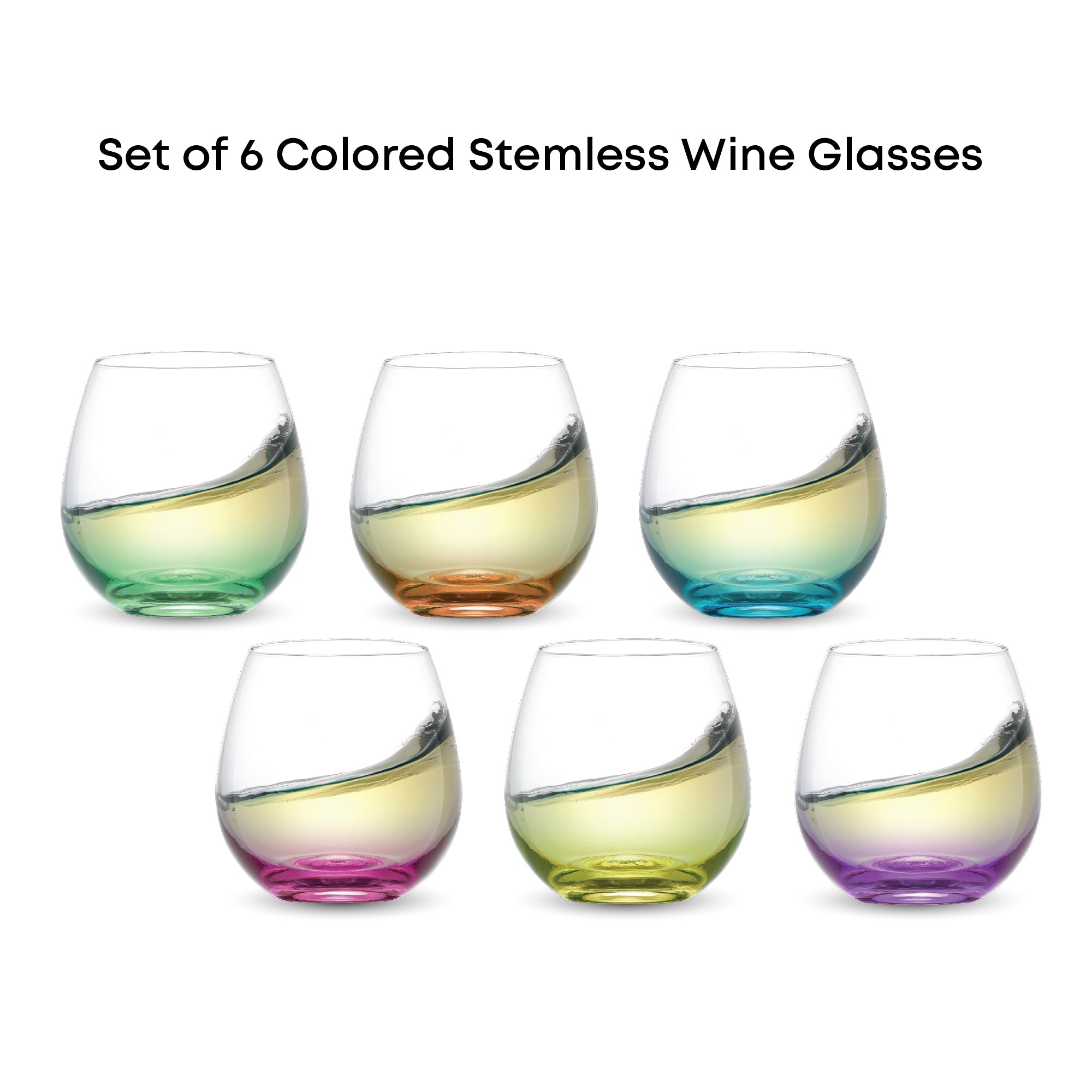 joyjolt-hue-colored-stemless-wine-glasses-set-of-6-15-oz image 6