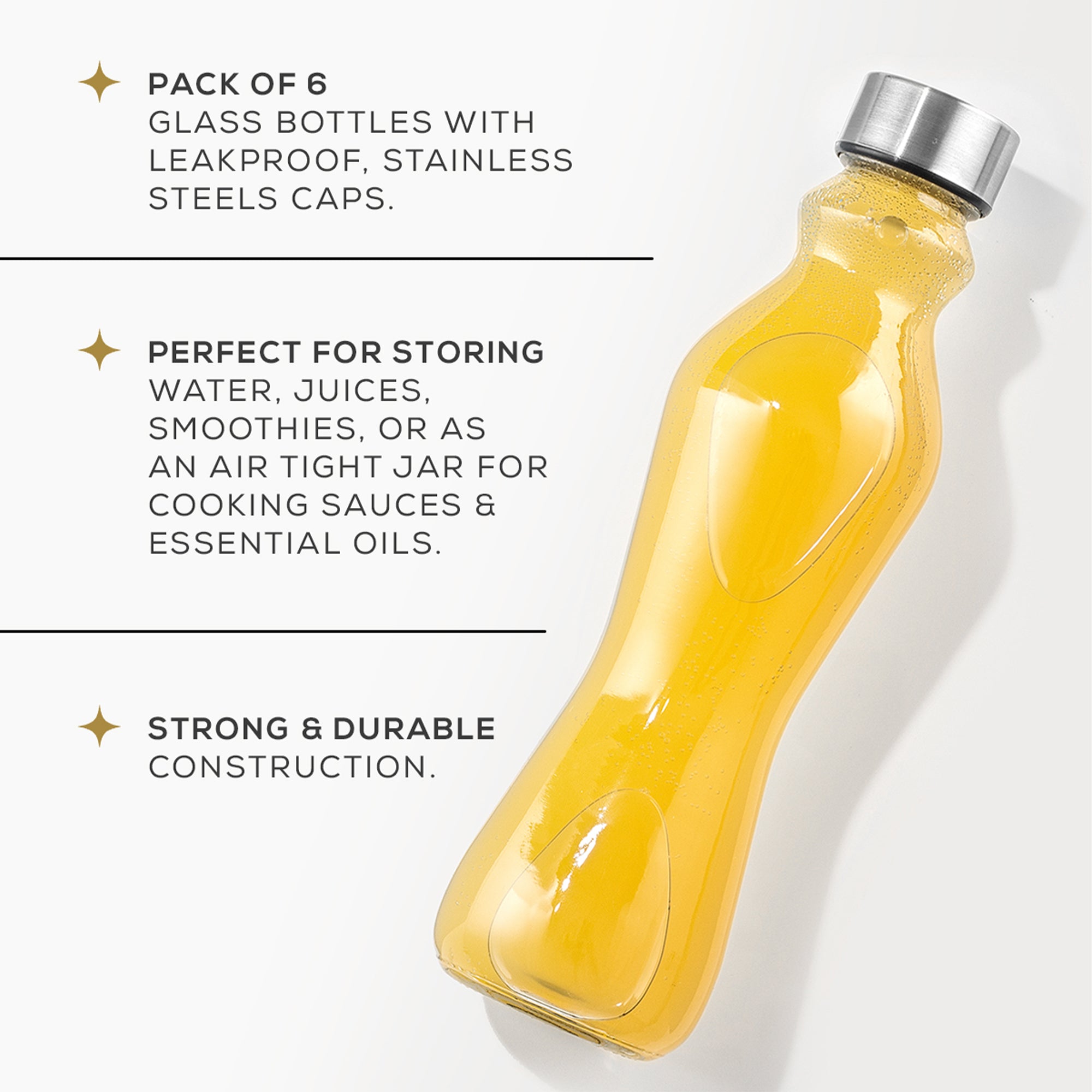 joyjolt-spring-glass-water-bottles-with-stainless-steel-cap-set-of-6-20-oz image 7