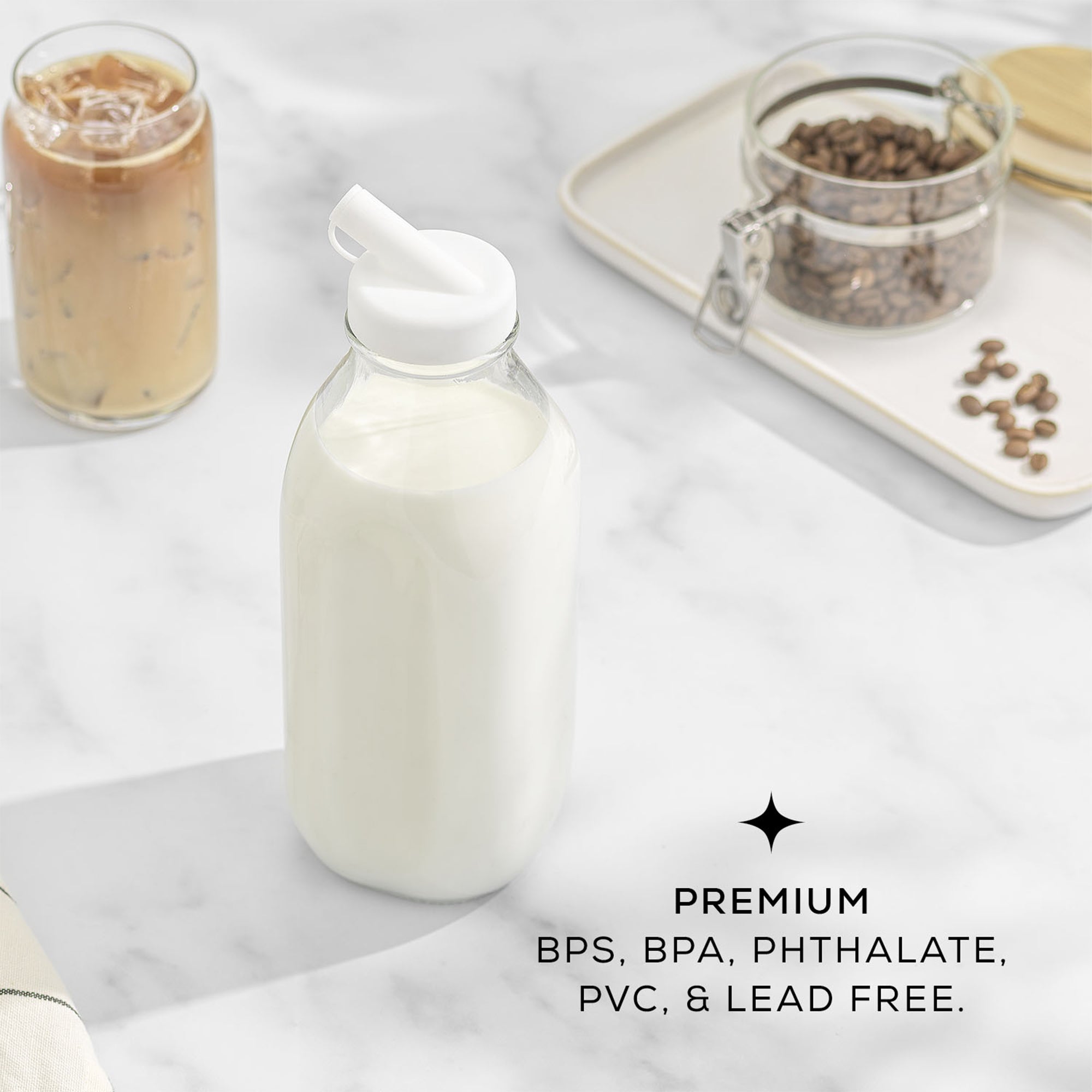 joyjolt-reusable-glass-milk-bottles-with-lid-pourer-32oz-or-64oz image 5