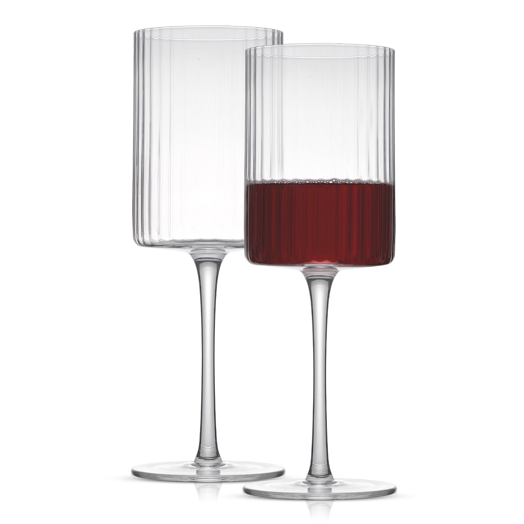 joyjolt-elle-fluted-red-wine-glasses-set-of-2-16-5-oz image 1