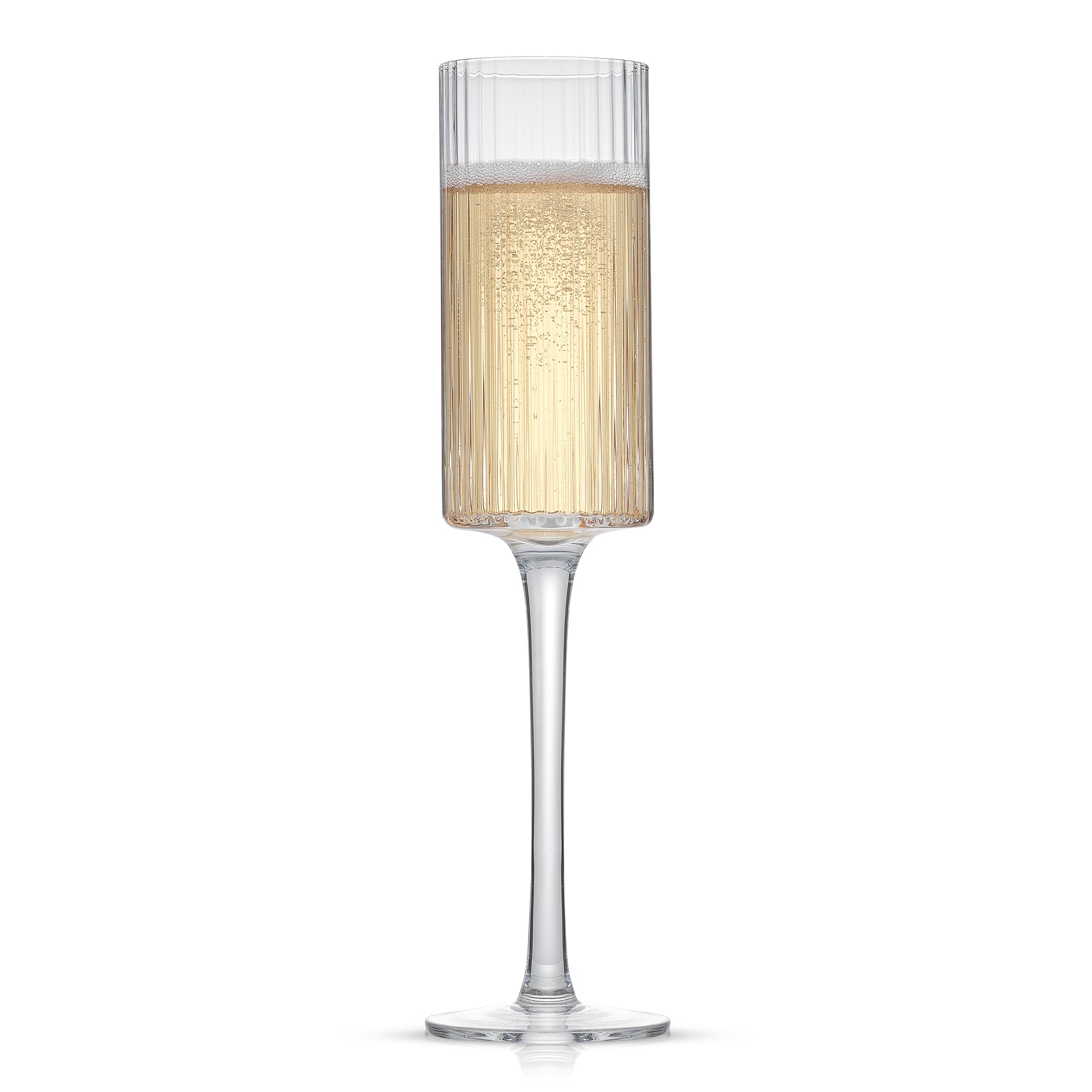 joyjolt-elle-fluted-cylinder-champagne-glasses-set-of-2-5-7-oz image 3