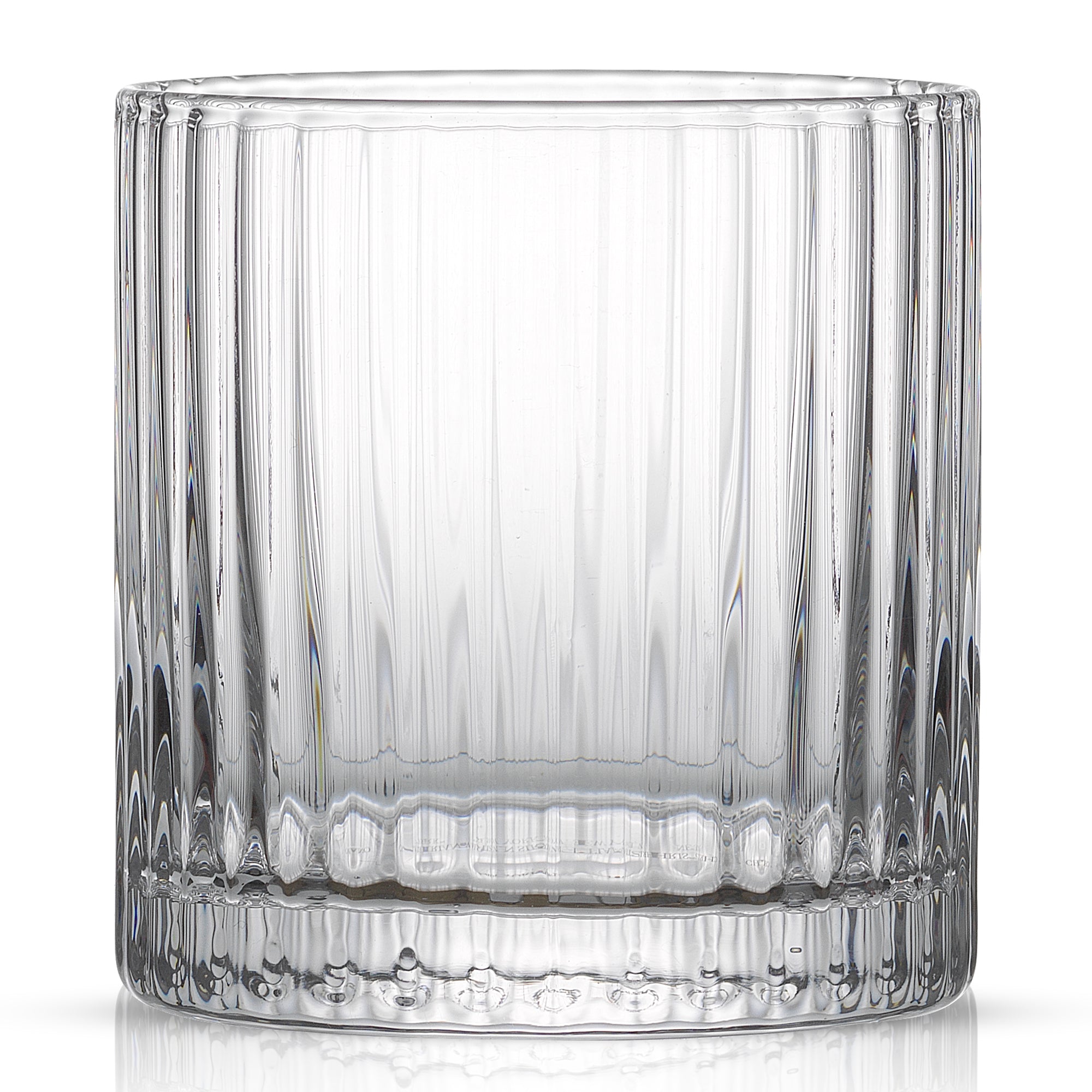 joyjolt-elle-fluted-cylinder-whiskey-glasses-set-of-2-9-5-oz image 7