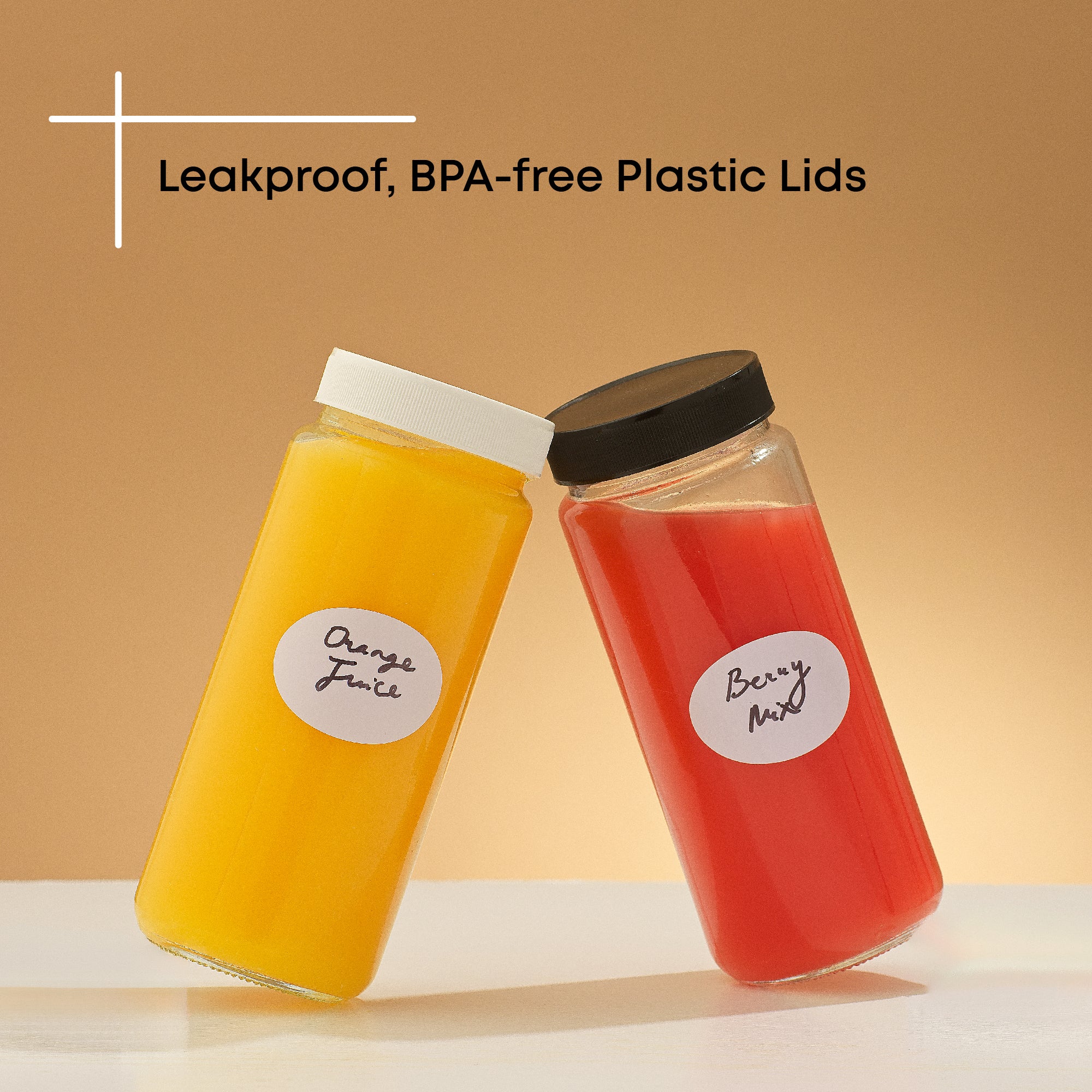 joyjolt-glass-juice-bottles-with-lids-set-of-8 image 3