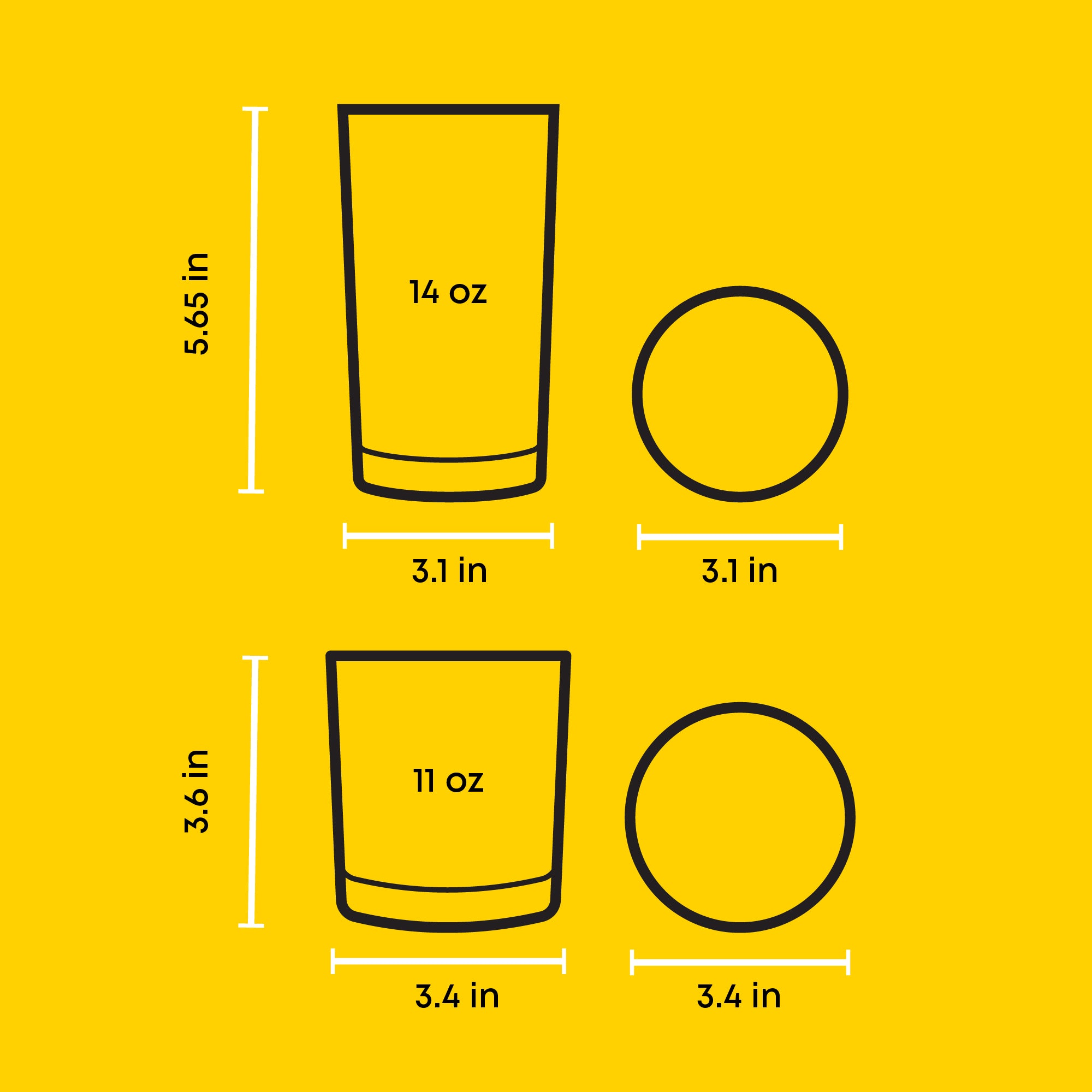 joyjolt-alain-drinking-glasses-set-of-8 image 7