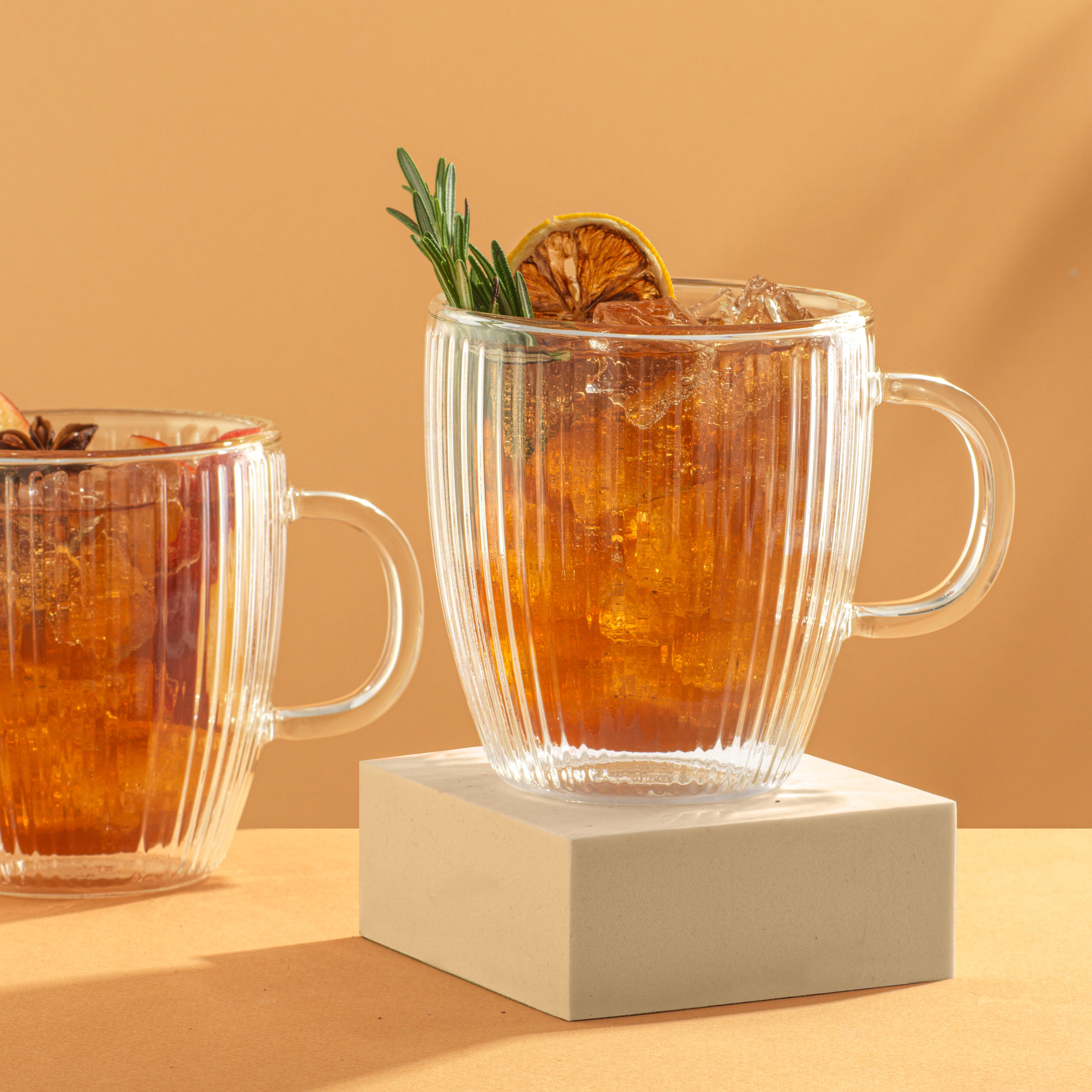 joyjolt-savor-fluted-double-wall-coffee-glasses-set-of-2-13-5-oz image 5