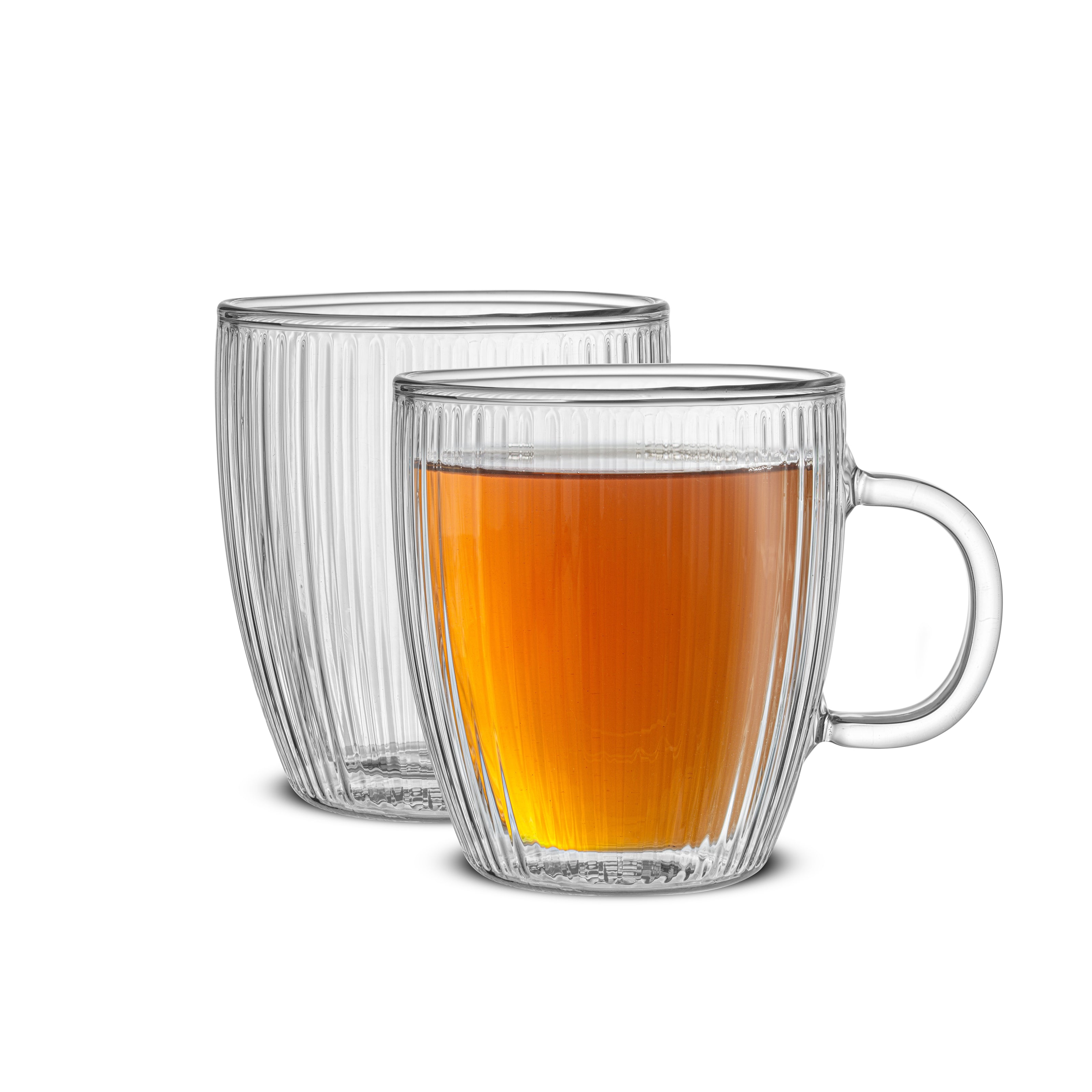 joyjolt-savor-fluted-double-wall-coffee-glasses-set-of-2-13-5-oz image 1