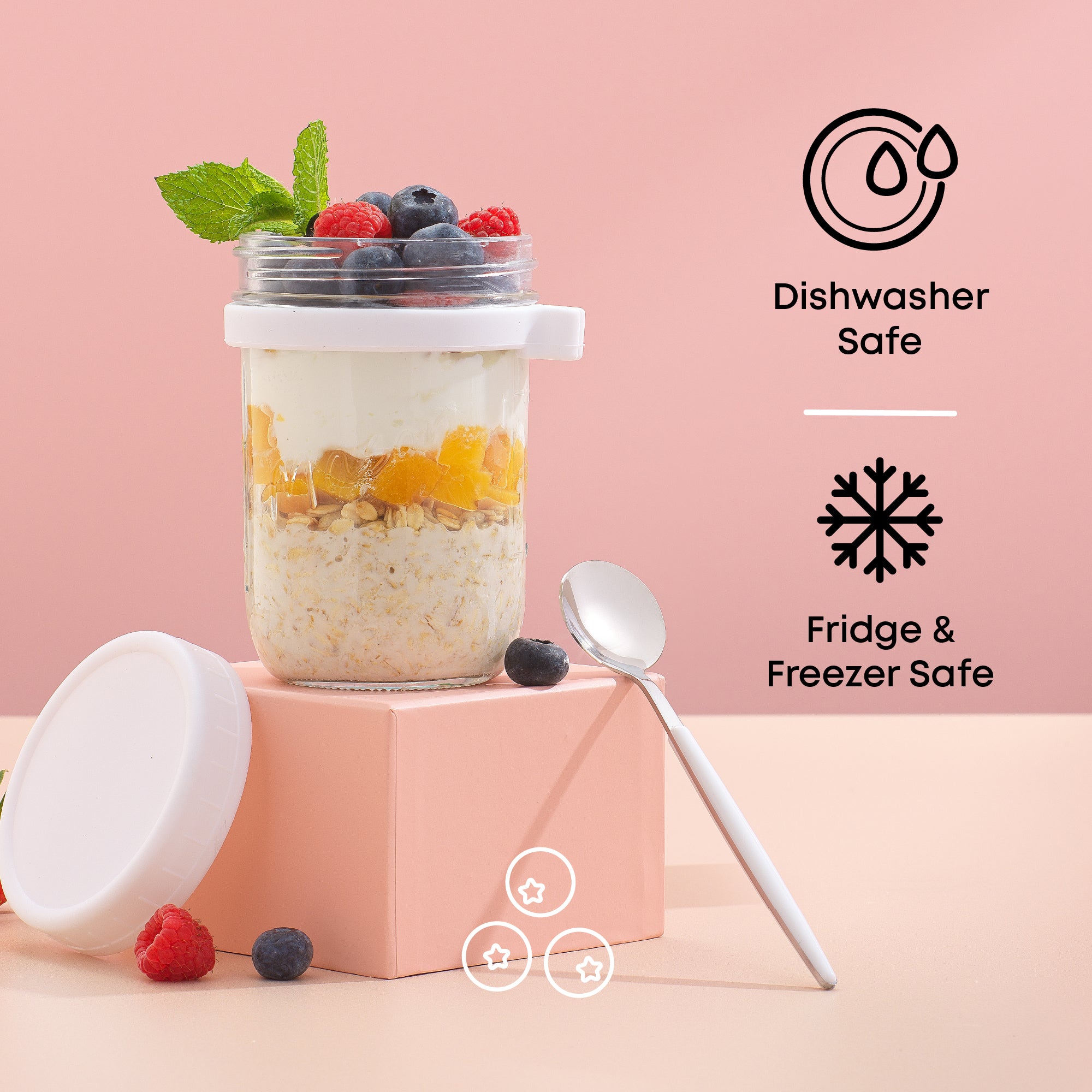joyjolt-dawn-overnight-oats-glass-containers-set-of-3 image 5