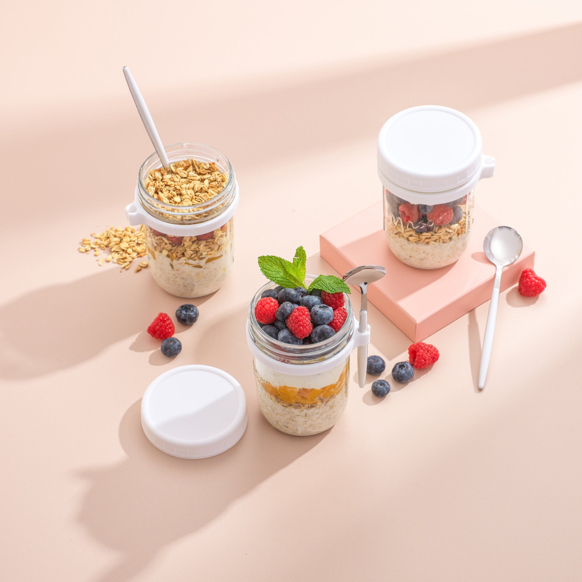 joyjolt-dawn-overnight-oats-glass-containers-set-of-3 image 2
