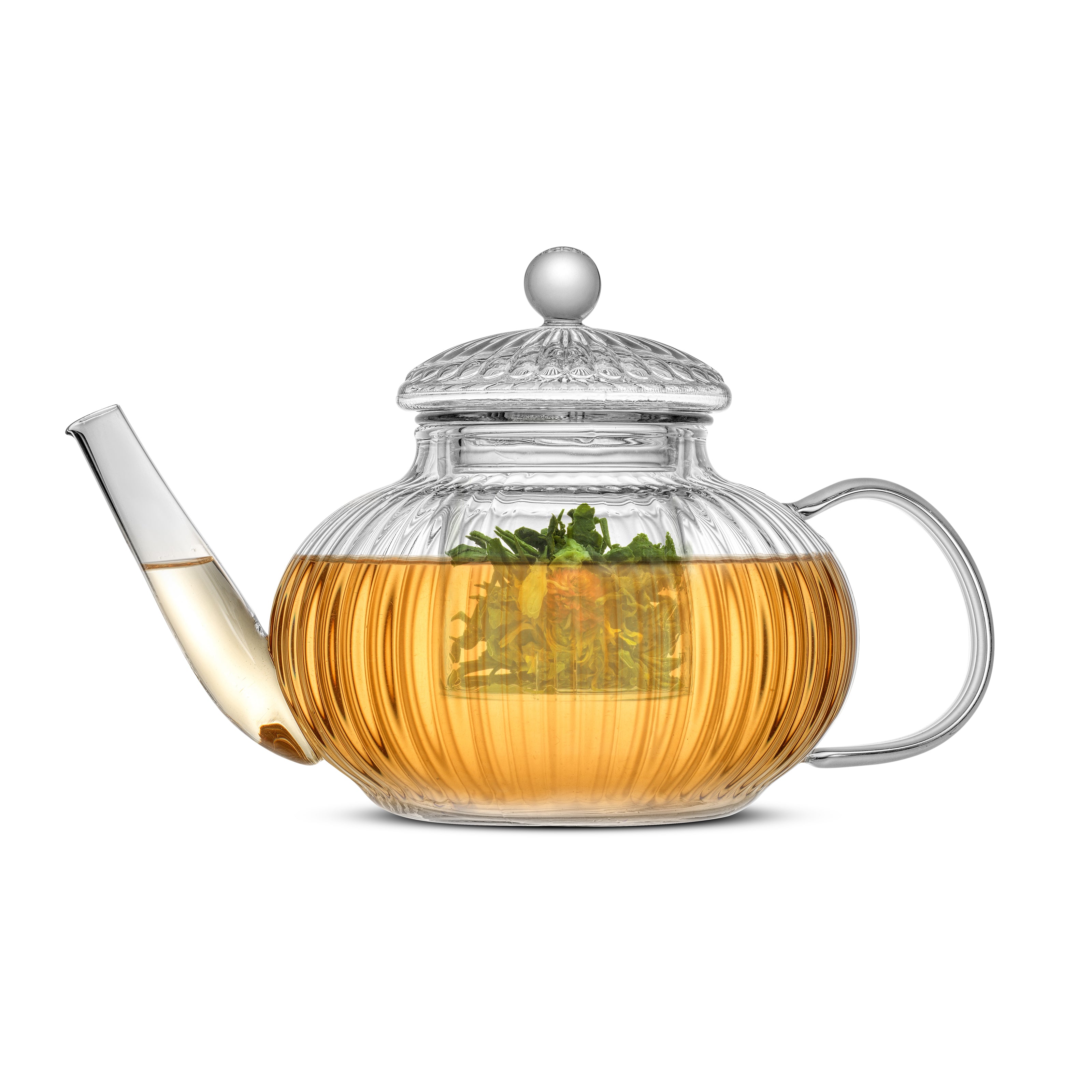 joyjolt-fluted-tea-kettle-glass-mugs-combo image 5