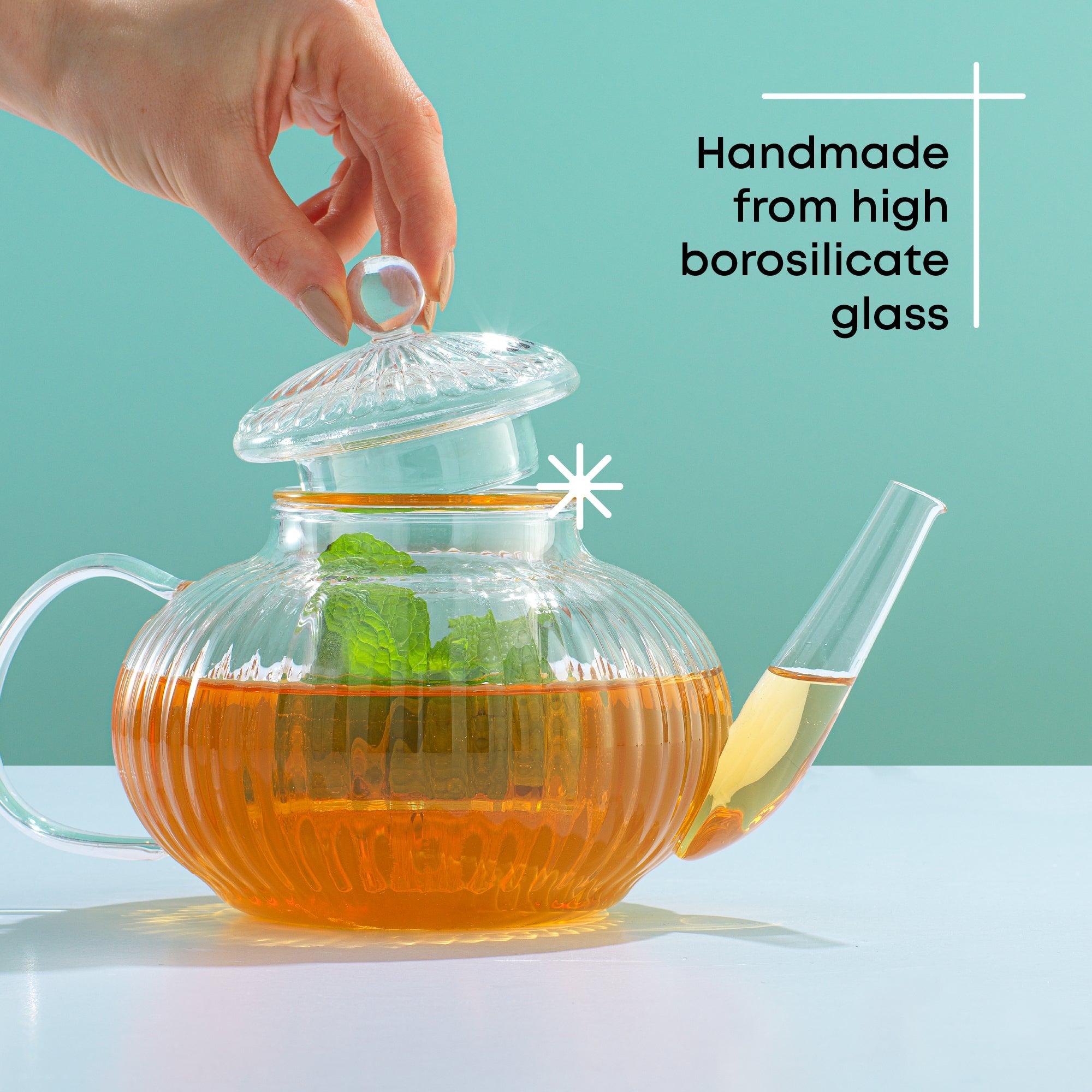 joyjolt-fluted-tea-kettle-borosilicate-glass-stovetop-kettle-with-removable-infu image 4