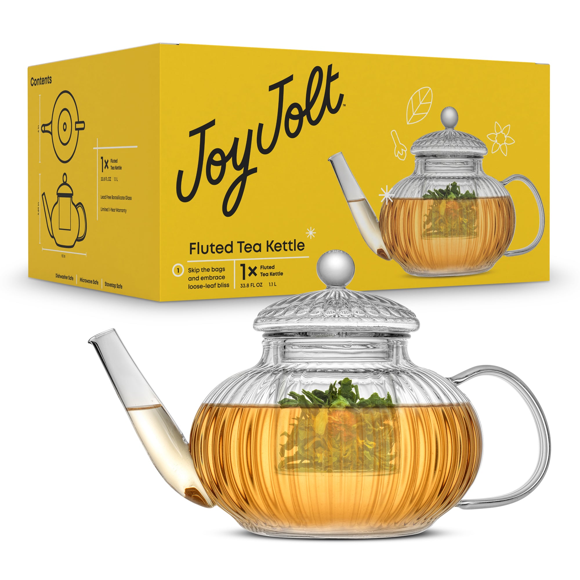 joyjolt-fluted-tea-kettle-borosilicate-glass-stovetop-kettle-with-removable-infu image 8