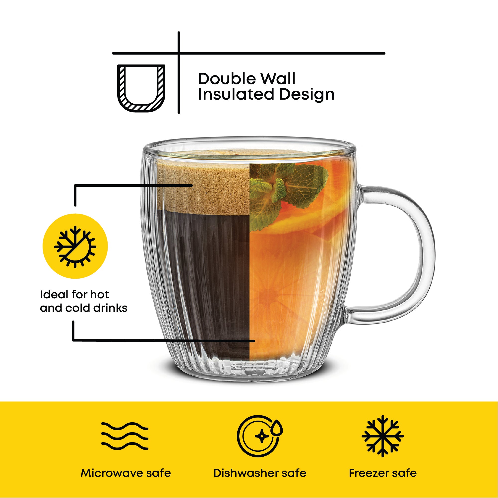 joyjolt-savor-fluted-double-wall-espresso-glasses-5-4-oz-set-of-4 image 3