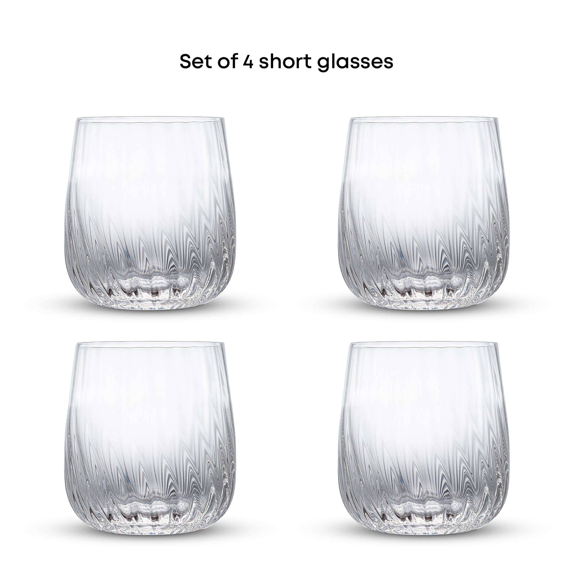 joyjolt-flow-optic-swirl-short-glasses-set-of-4-13oz image 4