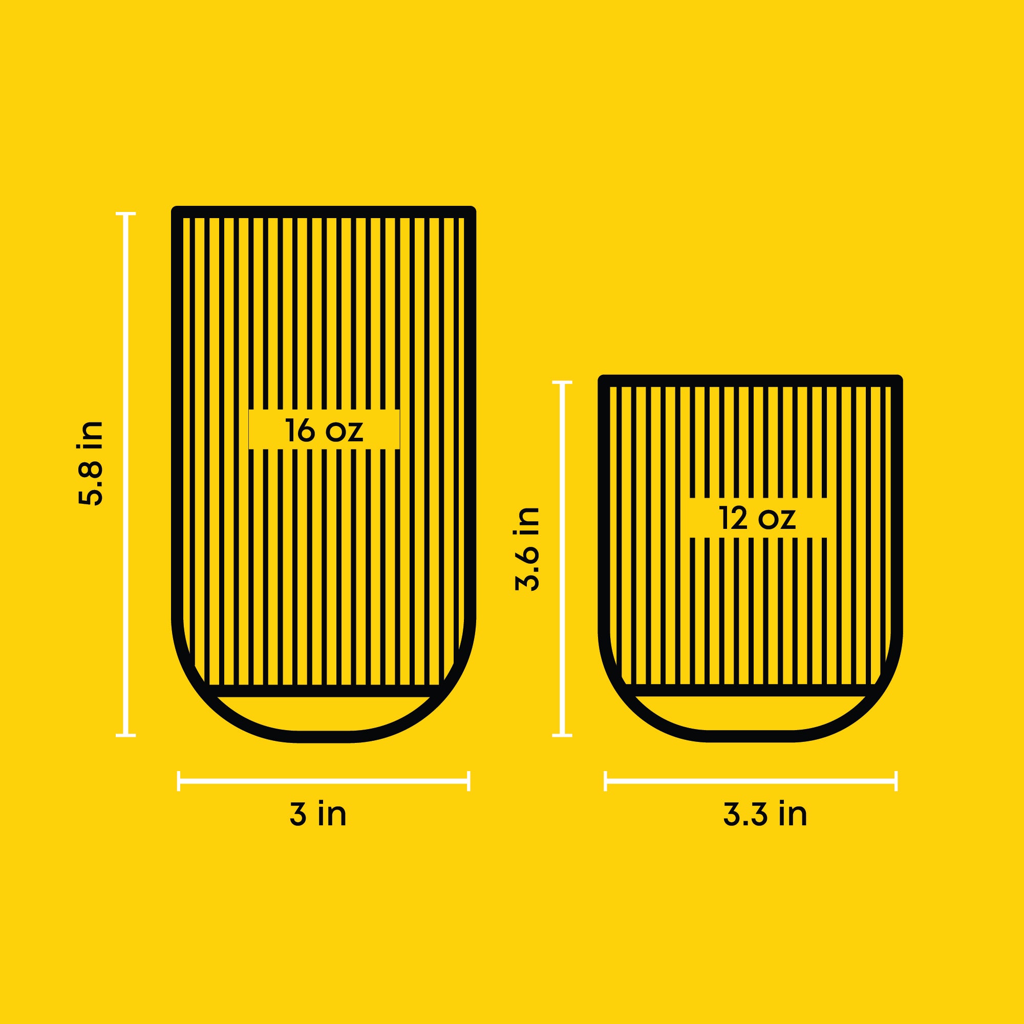 joyjolt-lotus-ribbed-drinking-glasses-set-of-8-4-tall-4-short-lead-free-dishwash image 6