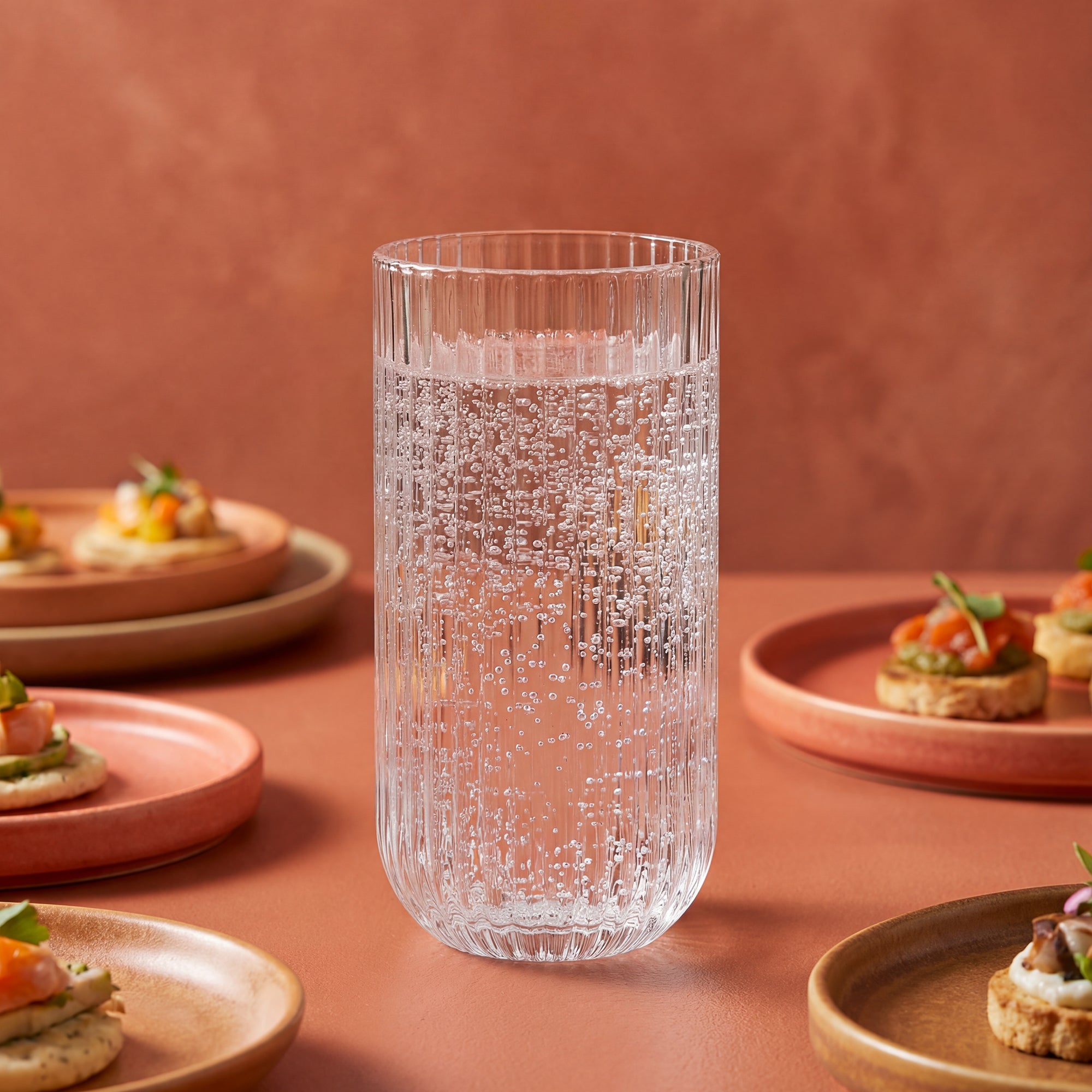 joyjolt-lotus-ribbed-highball-glasses-set-of-4-16oz-lead-free image 6