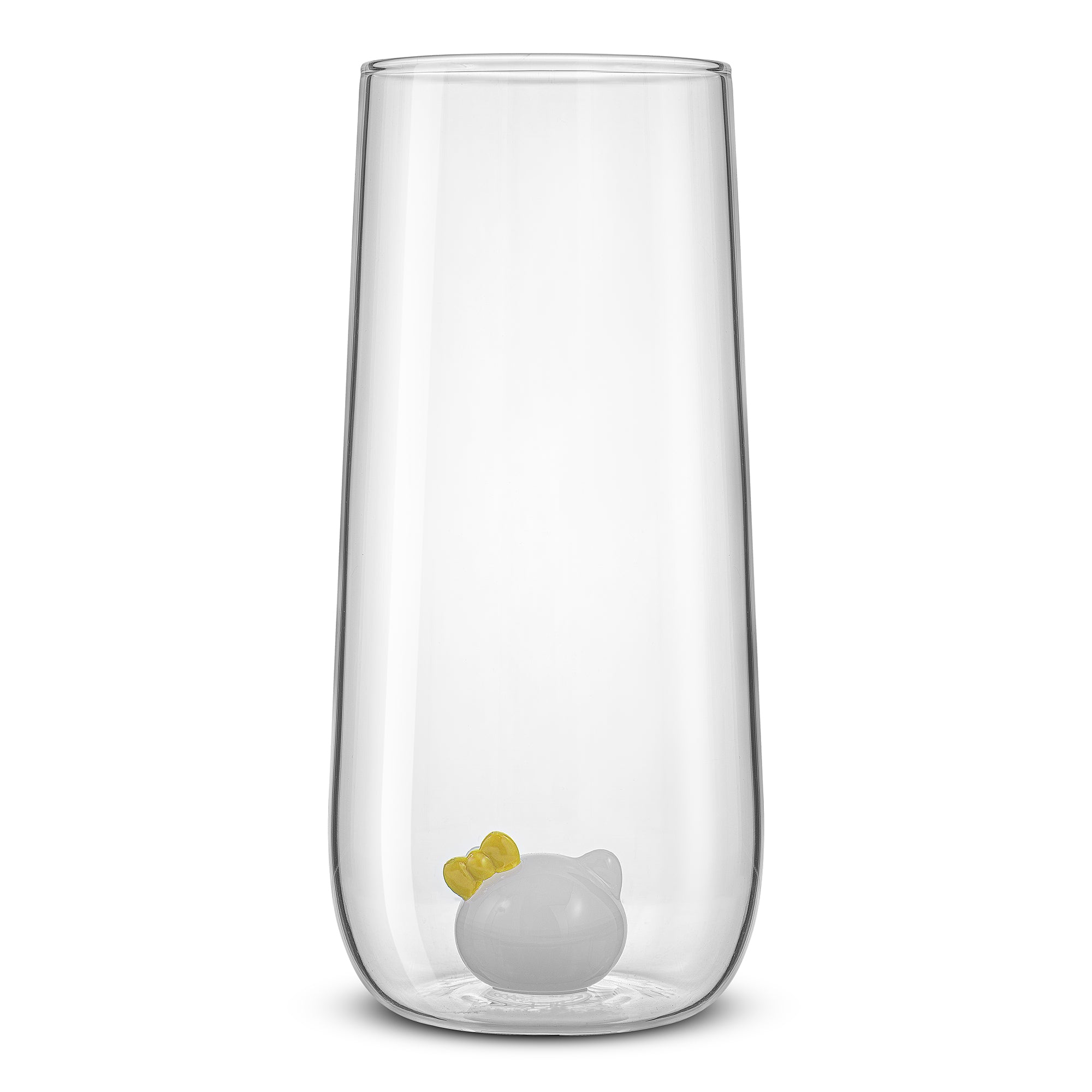 joyjolt-hello-kitty-and-mimmy-3d-icon-tall-drinking-glasses-lead-free-borosilica image 8