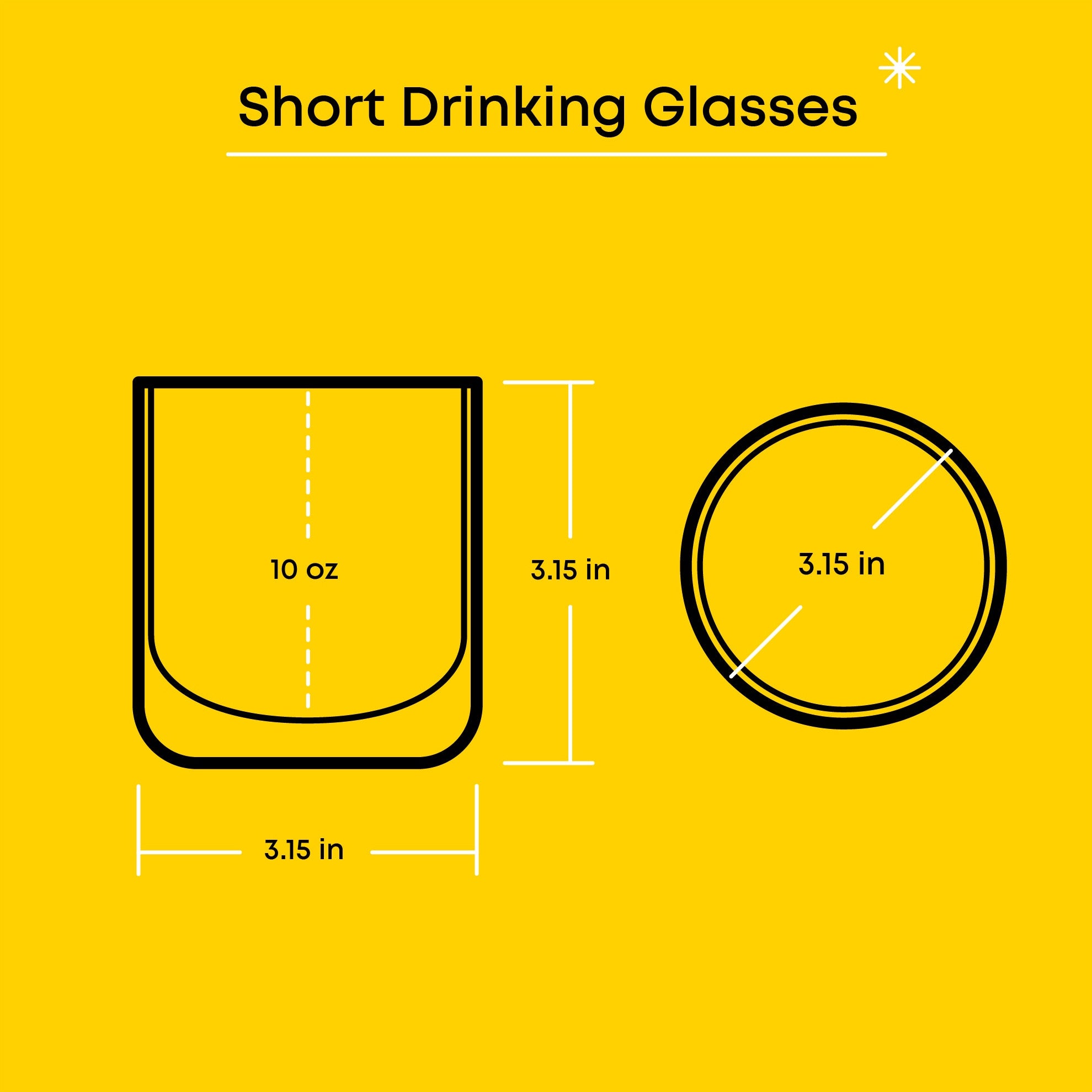 joyjolt-hello-kitty-and-friends-rainbow-short-drinking-glasses-set-of-4 image 6