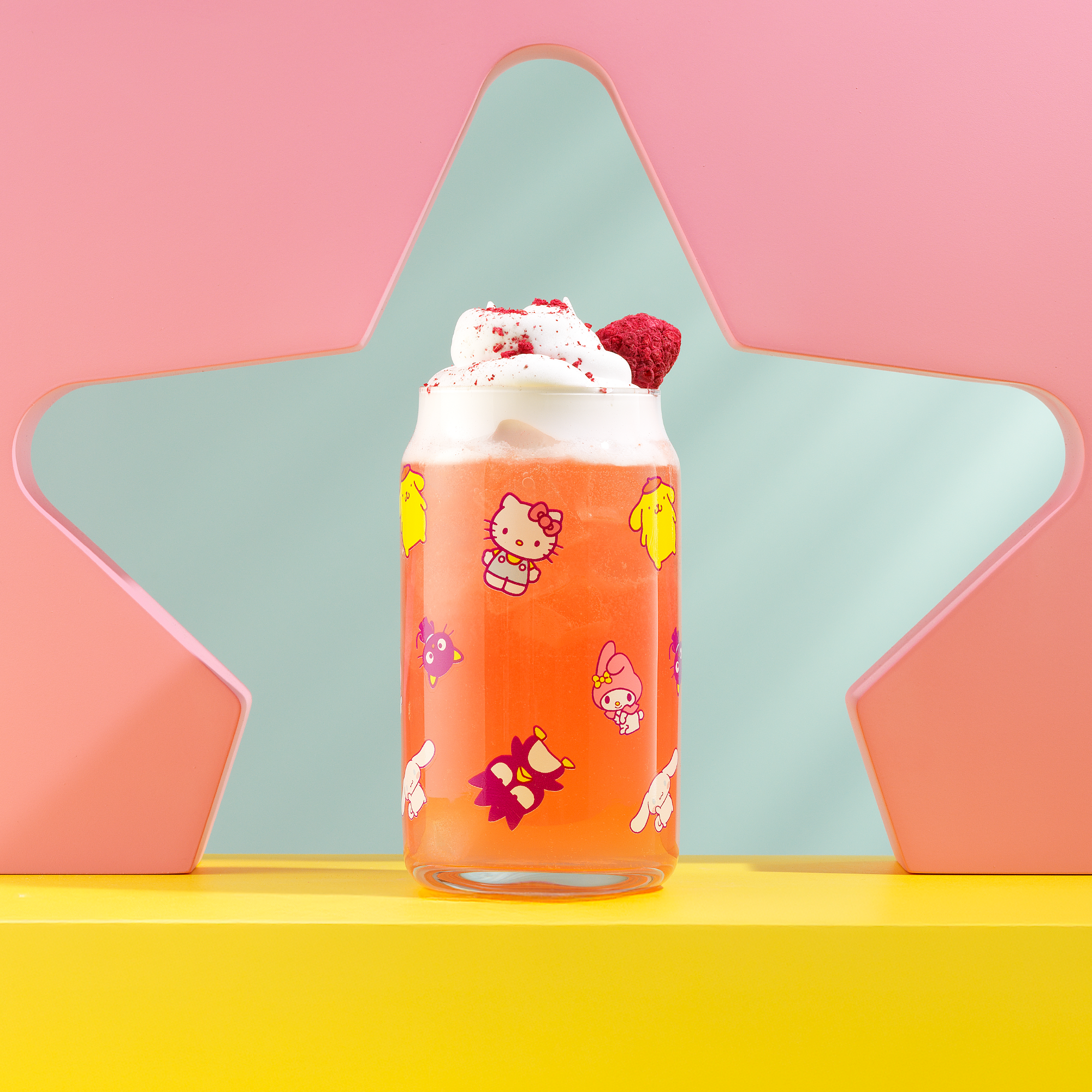 joyjolt-hello-kitty-and-friends-daydream-tumbler-glasses-set-of-4-16-oz image 5