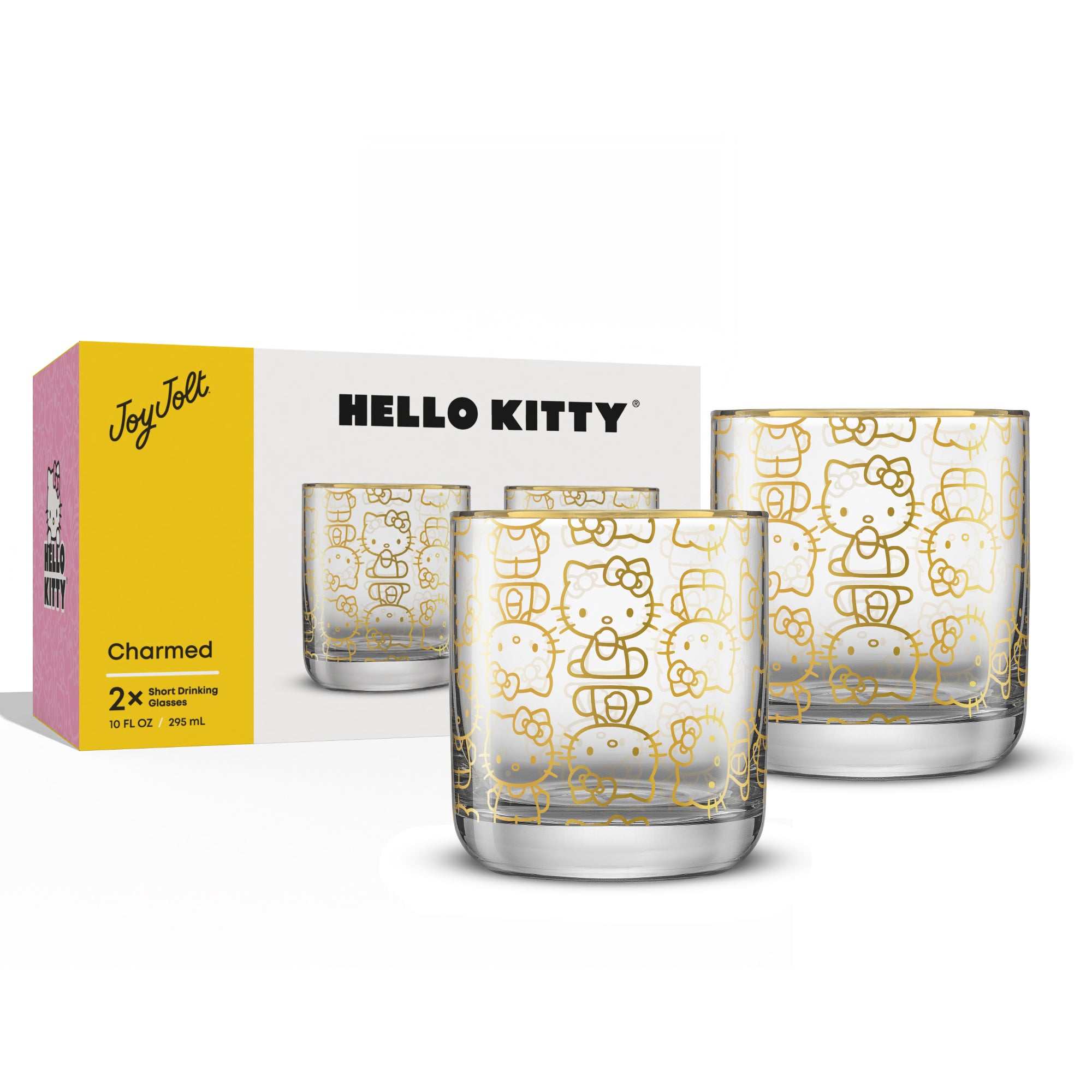 joyjolt-hello-kitty-charmed-short-glasses-set-of-2 image 8