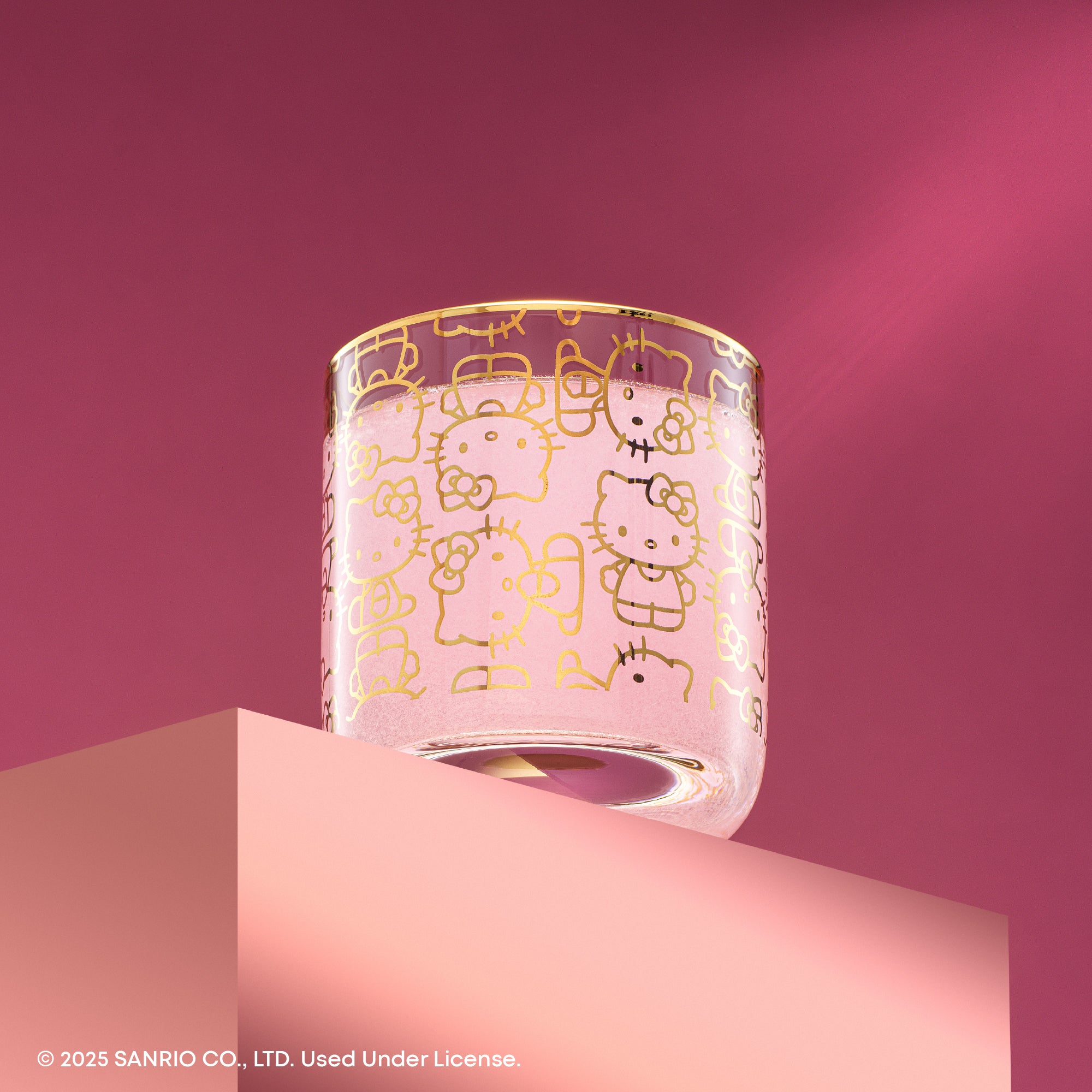 joyjolt-hello-kitty-charmed-short-glasses-set-of-2 image 3