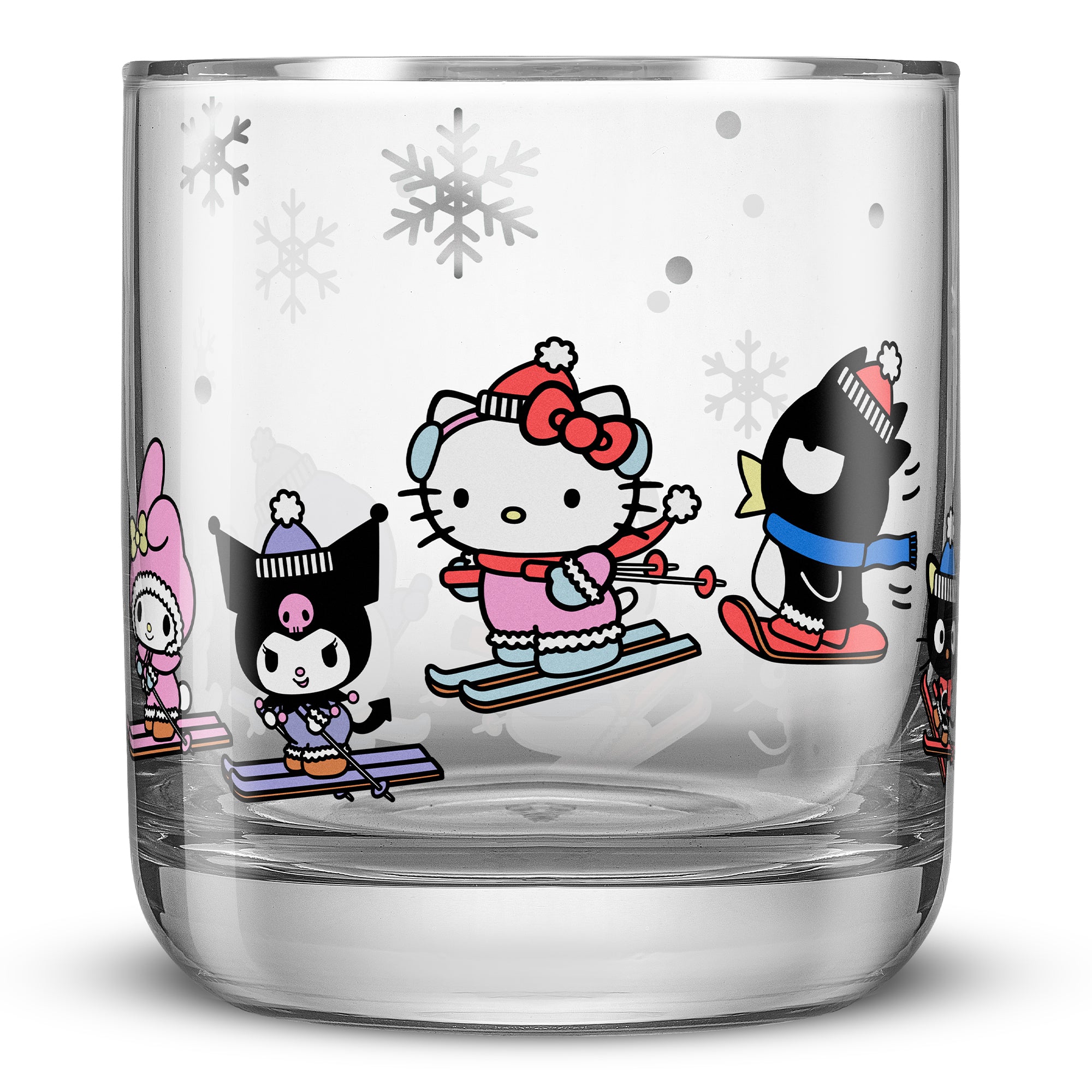 joyjolt-hello-kitty-and-friends-winter-wonderland-short-glasses-set-of-4-10-oz-s image 8