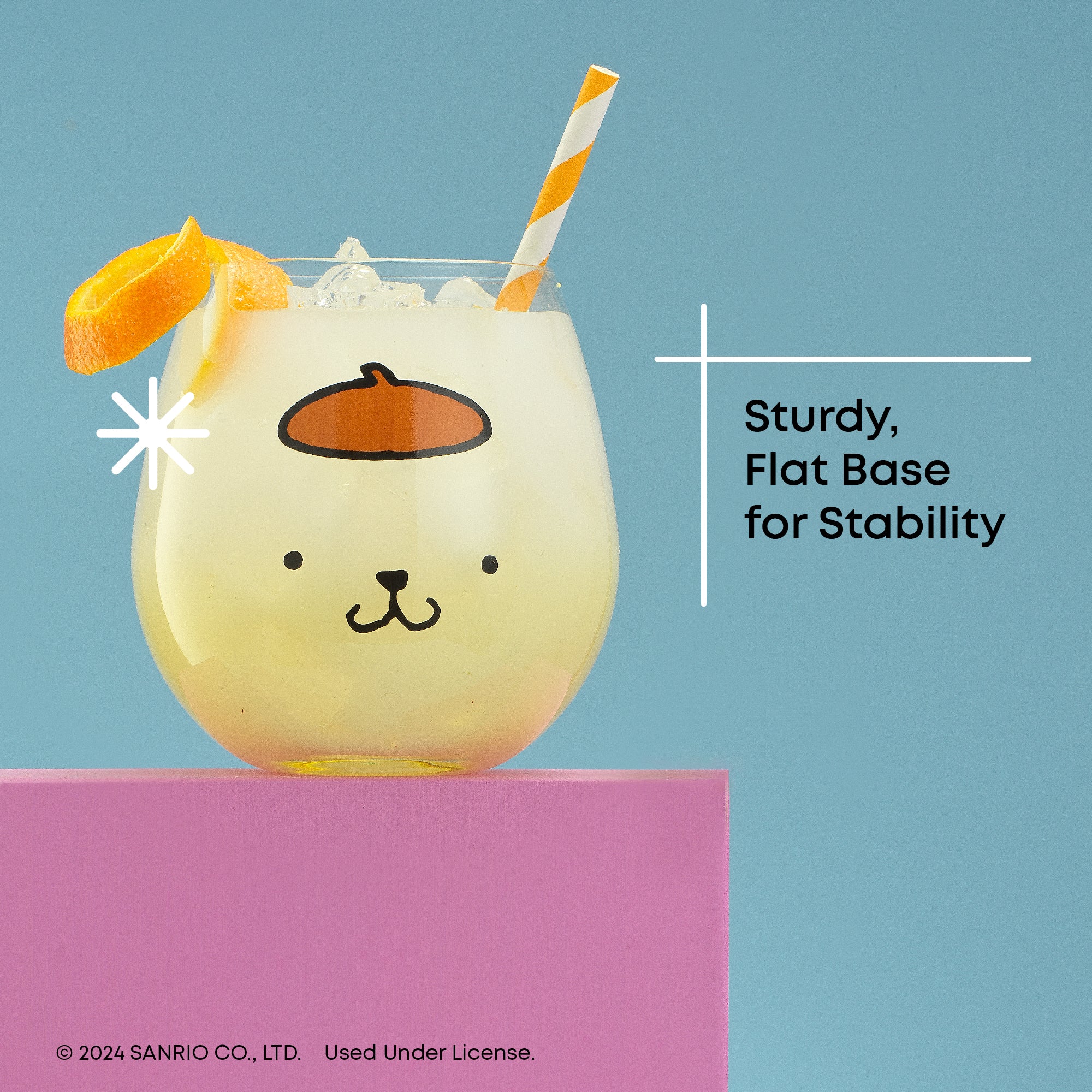 joyjolt-hello-kitty-and-friends-hello-sippy-stemless-drinking-glasses-set-of-4 image 6