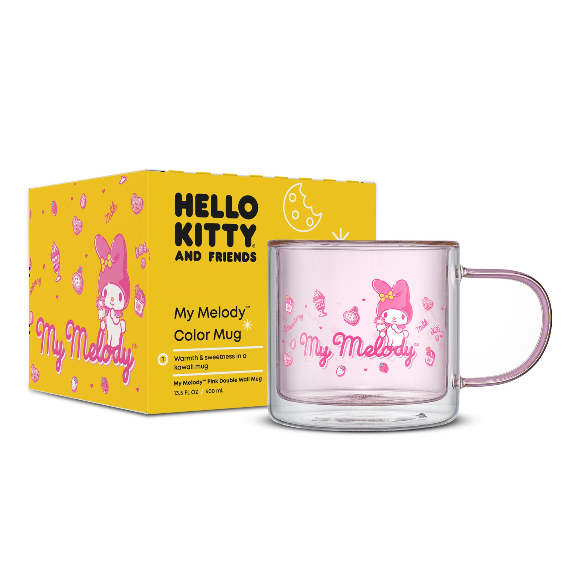joyjolt-sanrio-my-melody-double-wall-coffee-mug-13-5-oz image 7