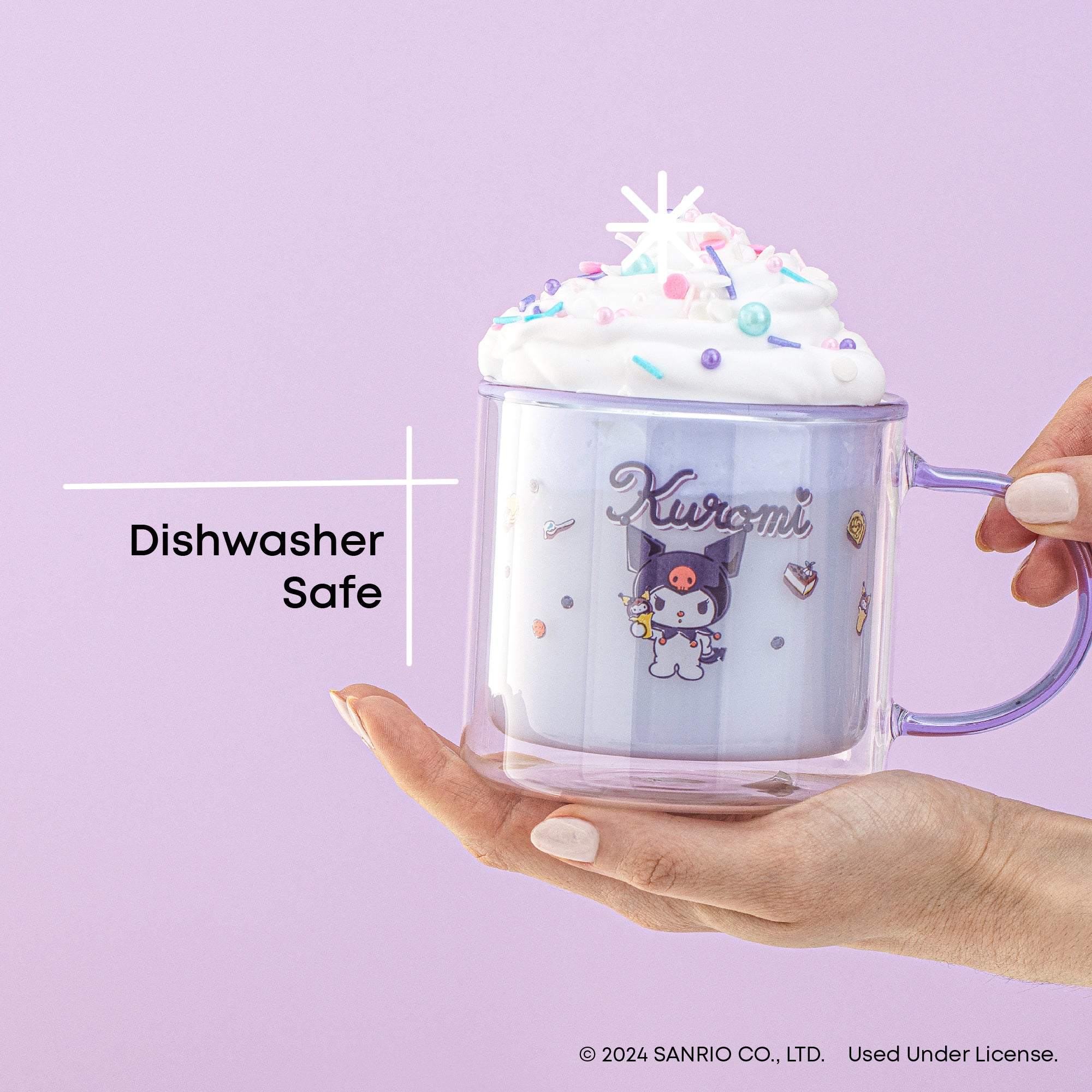 joyjolt-x-sanrio-kuromi-double-wall-coffee-mug-13-5-oz image 4