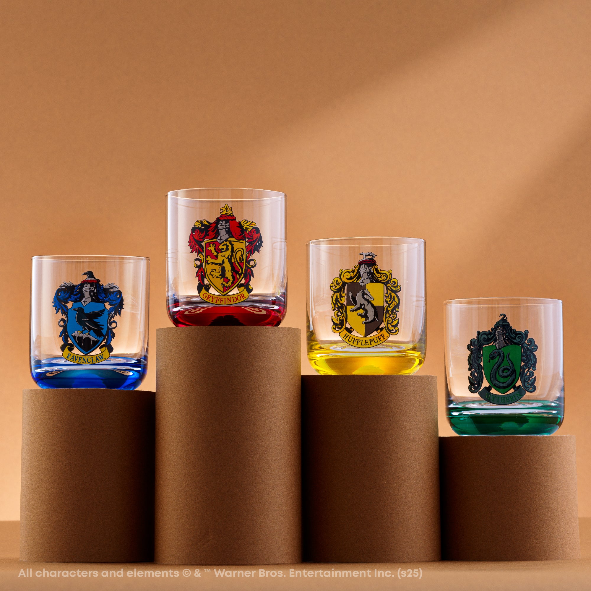 joyjolt-harry-potter-house-pride-short-drinking-glasses-set-of-4 image 2
