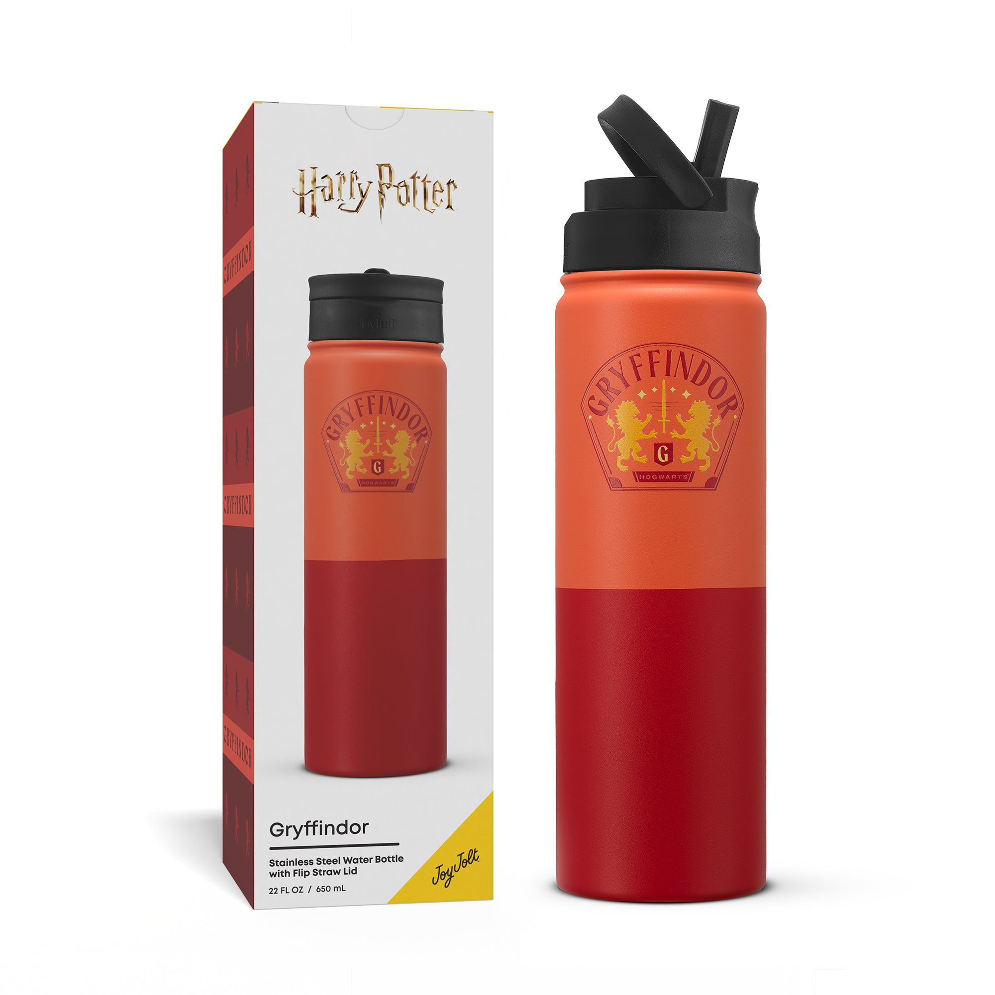 joyjolt-harry-potter-gryffindor-stainless-steel-water-bottle-22-oz image 8