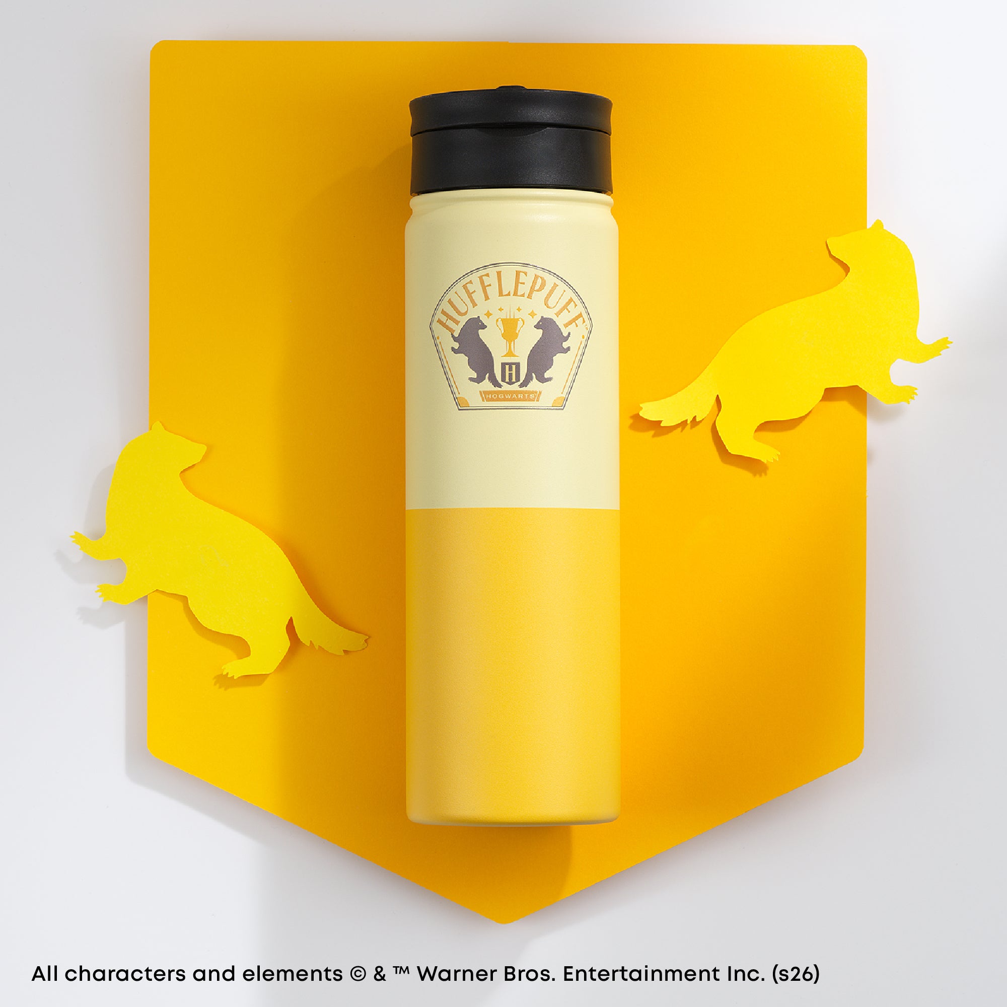 joyjolt-harry-potter-hufflepuff-stainless-steel-water-bottle-22-oz image 6