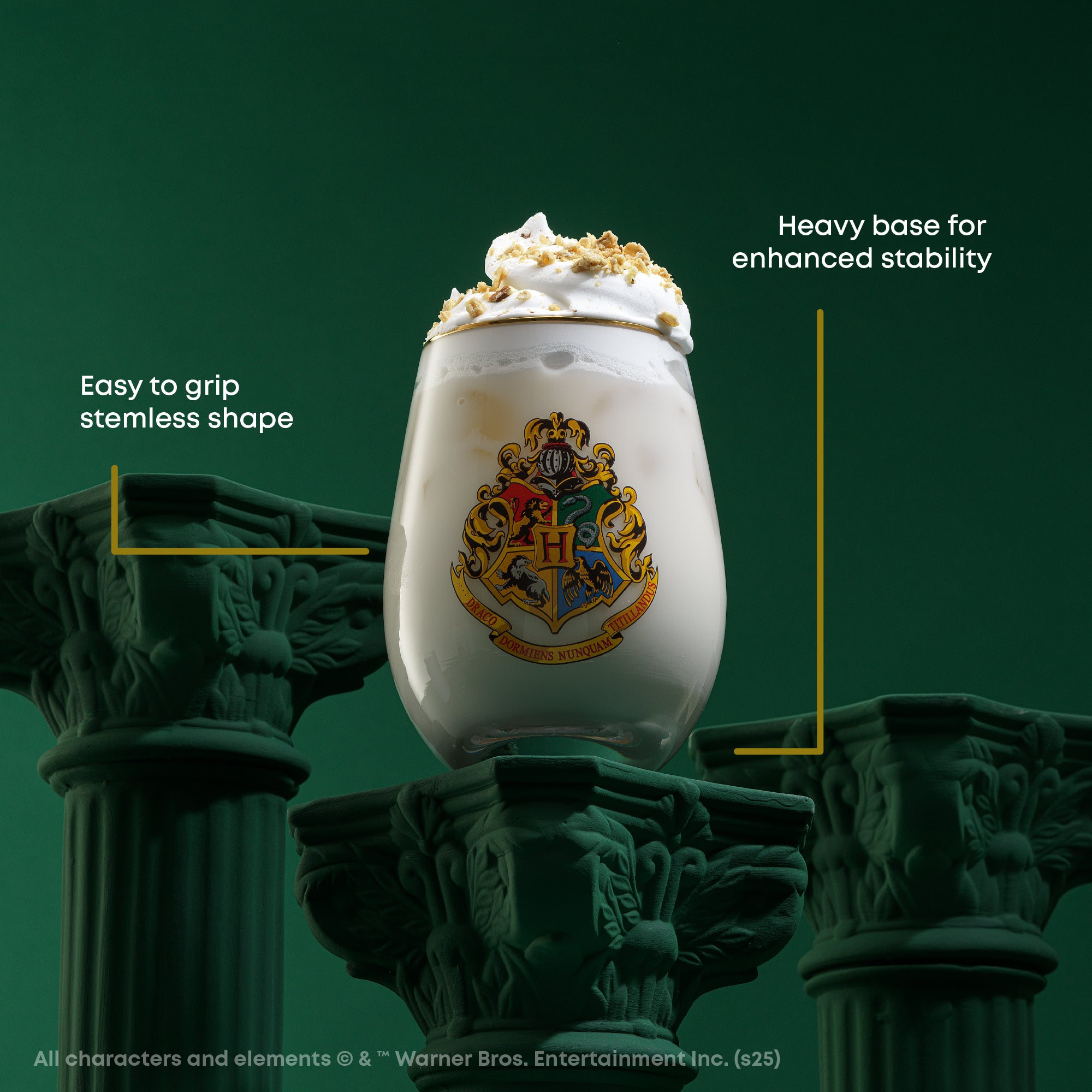 joyjolt-harry-potter-hogwarts-heritage-stemless-drinking-glasses-set-of-4-19oz image 3