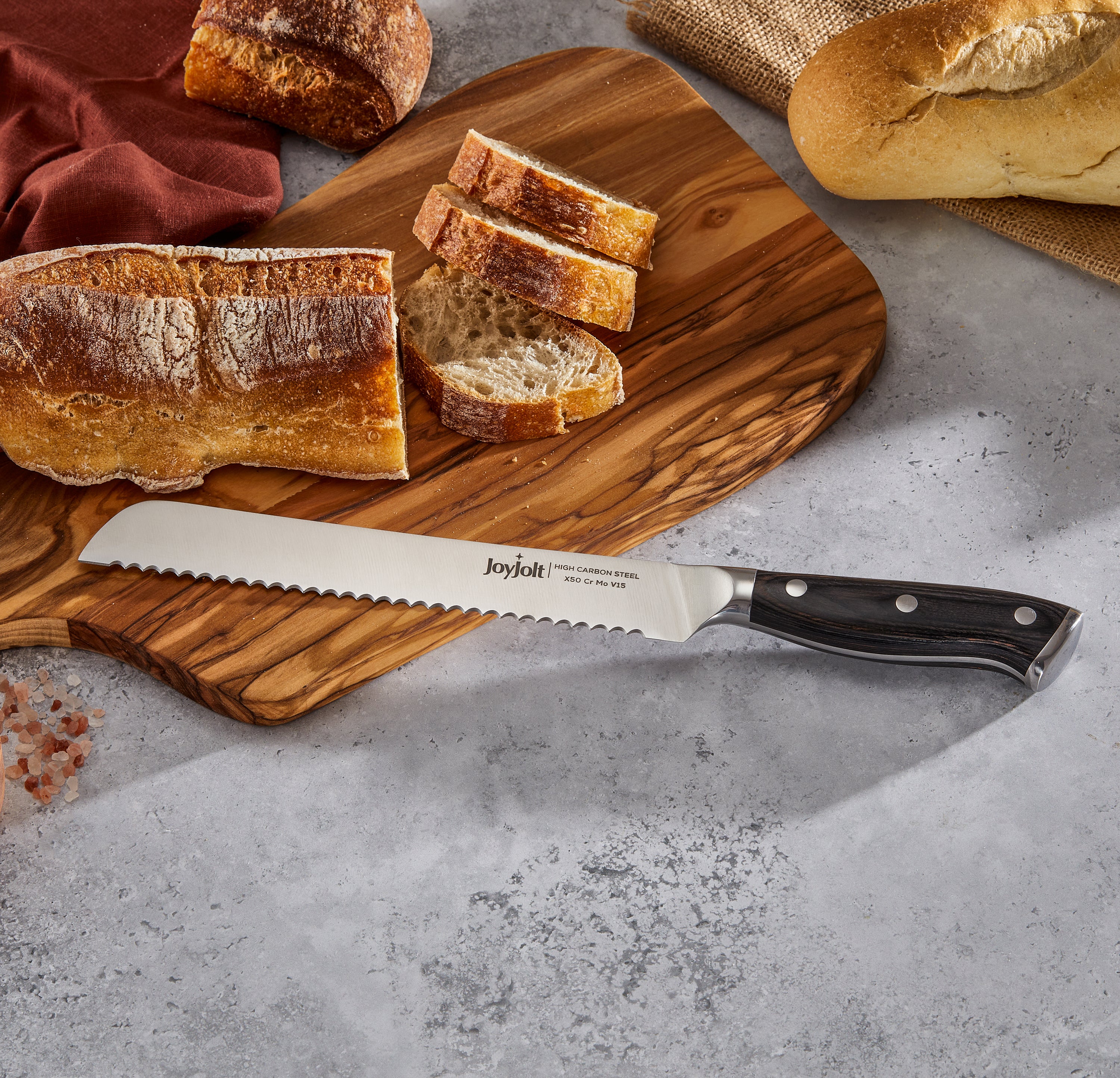 joyjolt-8-inch-high-carbon-german-steel-bread-knife-with-pakkawood-handle image 6