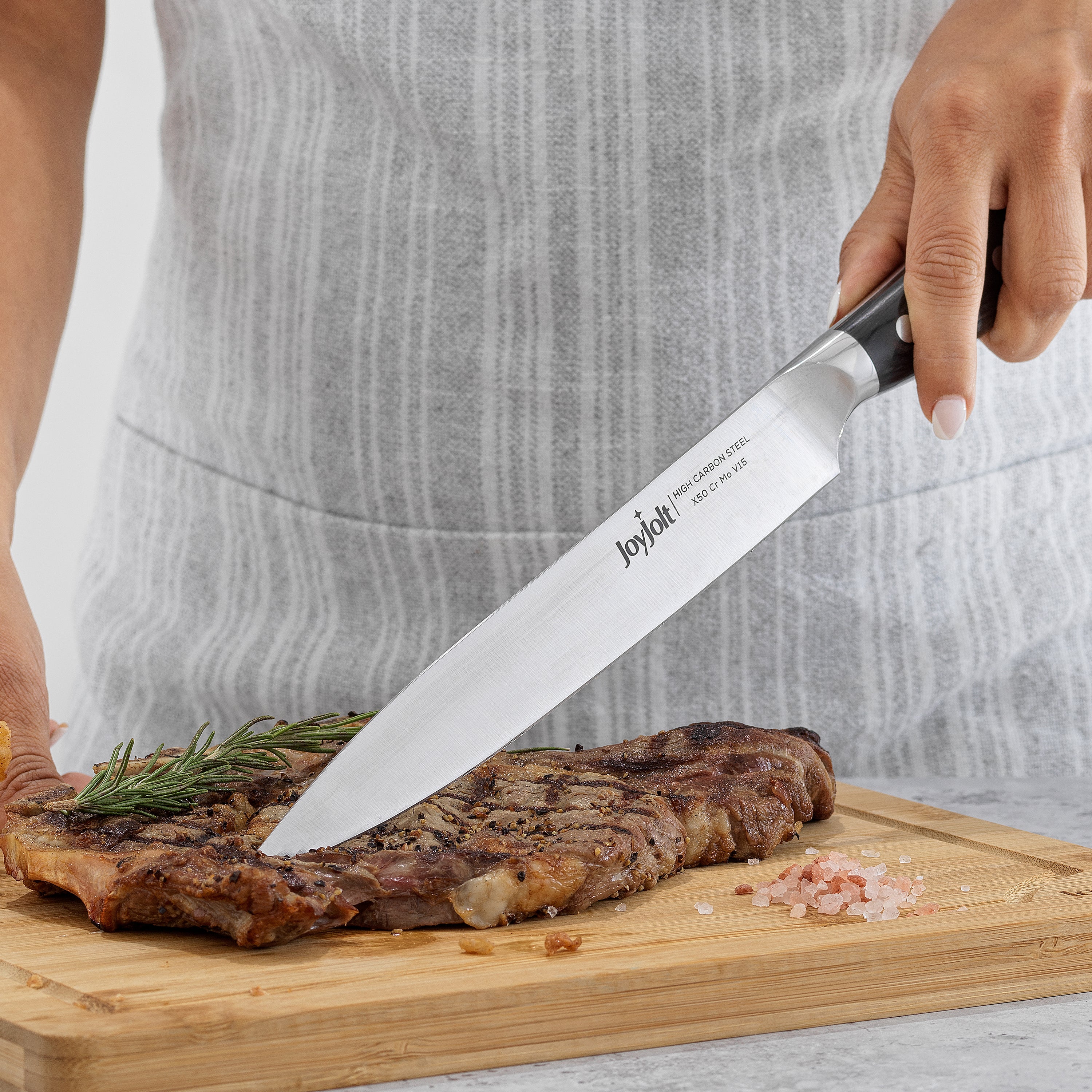 joyjolt-8-inch-slicing-knife-high-carbon-german-steel-with-pakkawood-handle image 2