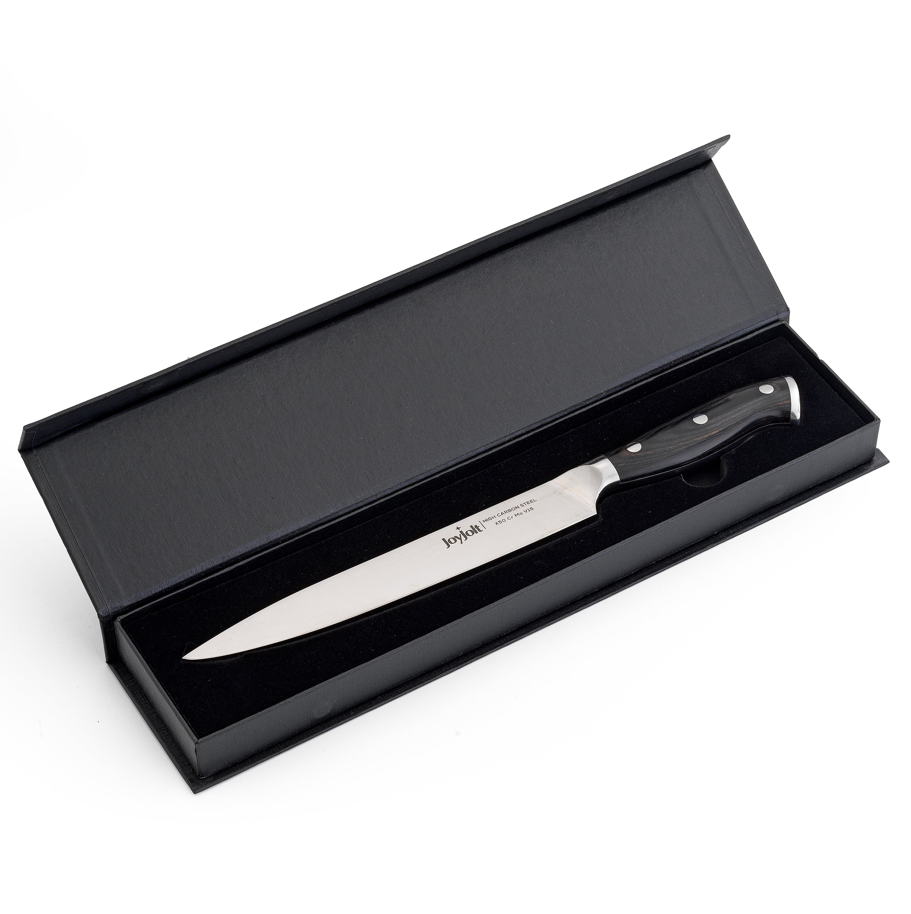 joyjolt-8-inch-slicing-knife-high-carbon-german-steel-with-pakkawood-handle image 3
