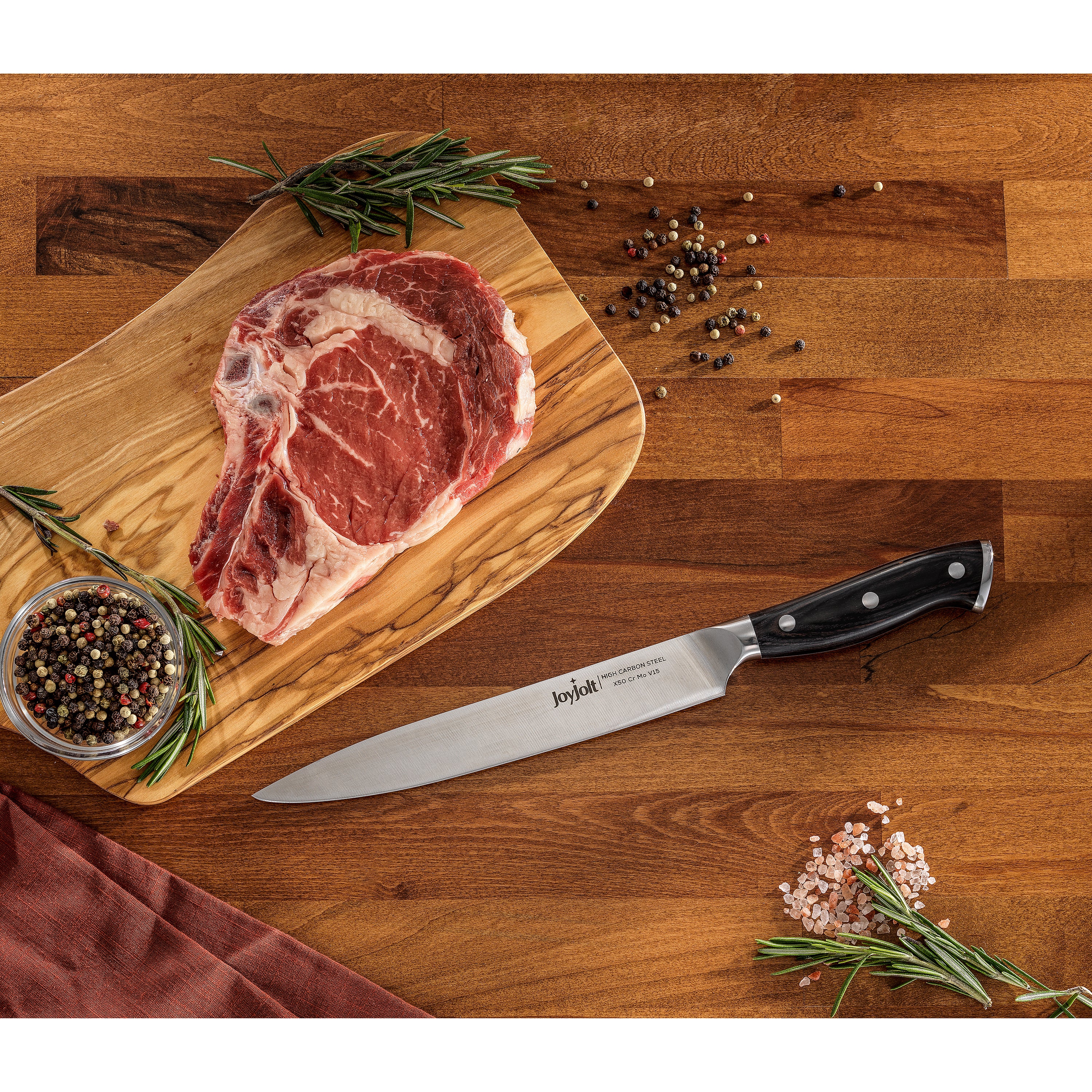 joyjolt-8-inch-slicing-knife-high-carbon-german-steel-with-pakkawood-handle image 4