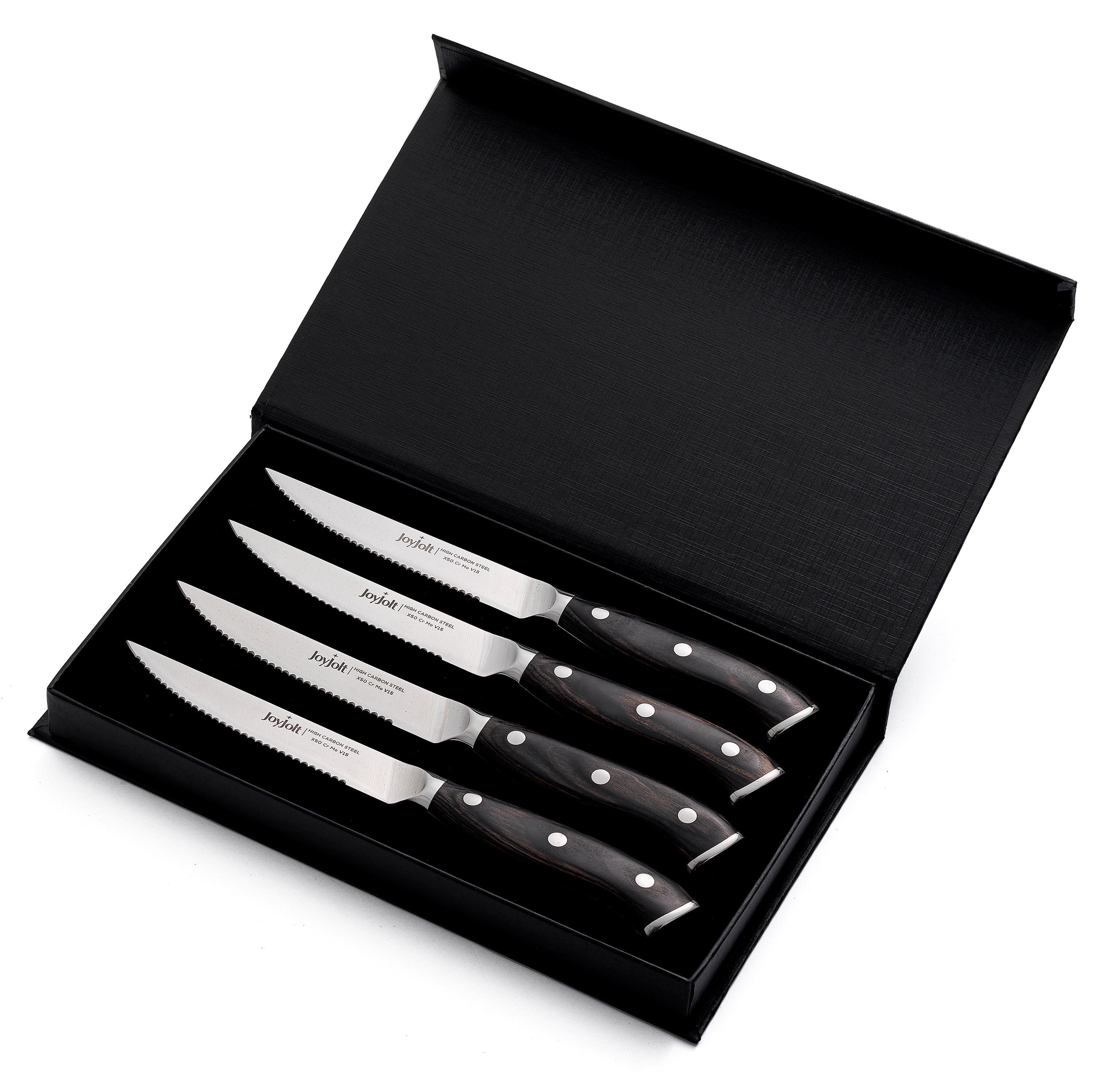 joyjolt-4-piece-steak-knife-set-high-carbon-german-steel-with-pakkawood-handles image 3