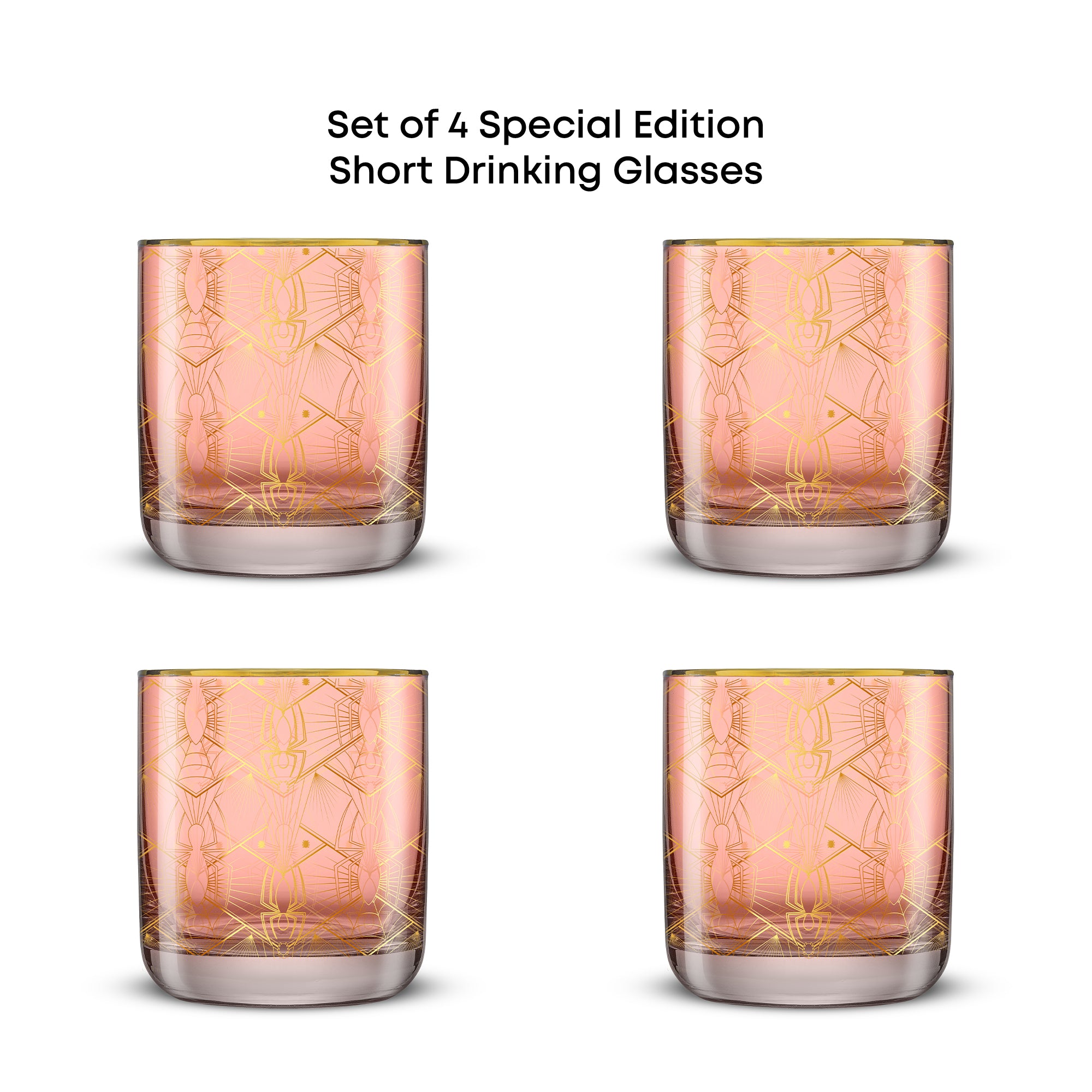 joyjolt-marvel-spider-man-legacy-short-glasses-set-of-4-10-oz image 5