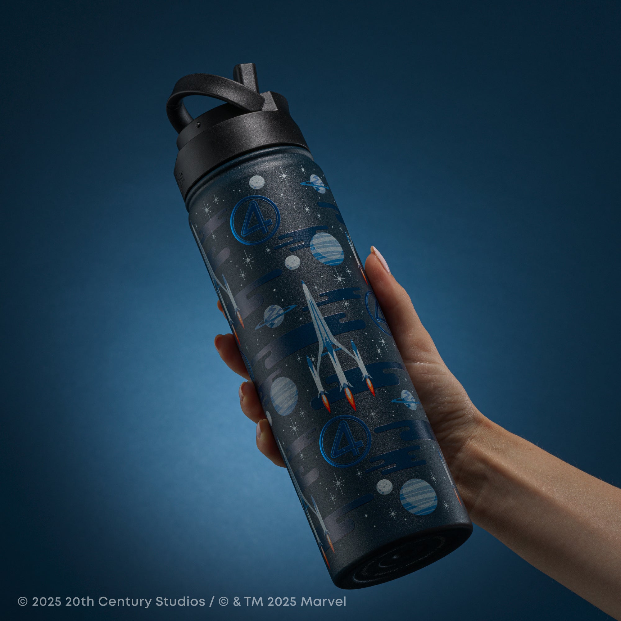 joyjolt-fantastic-four-prepare-4-launch-stainless-steel-water-bottle-22-oz image 6