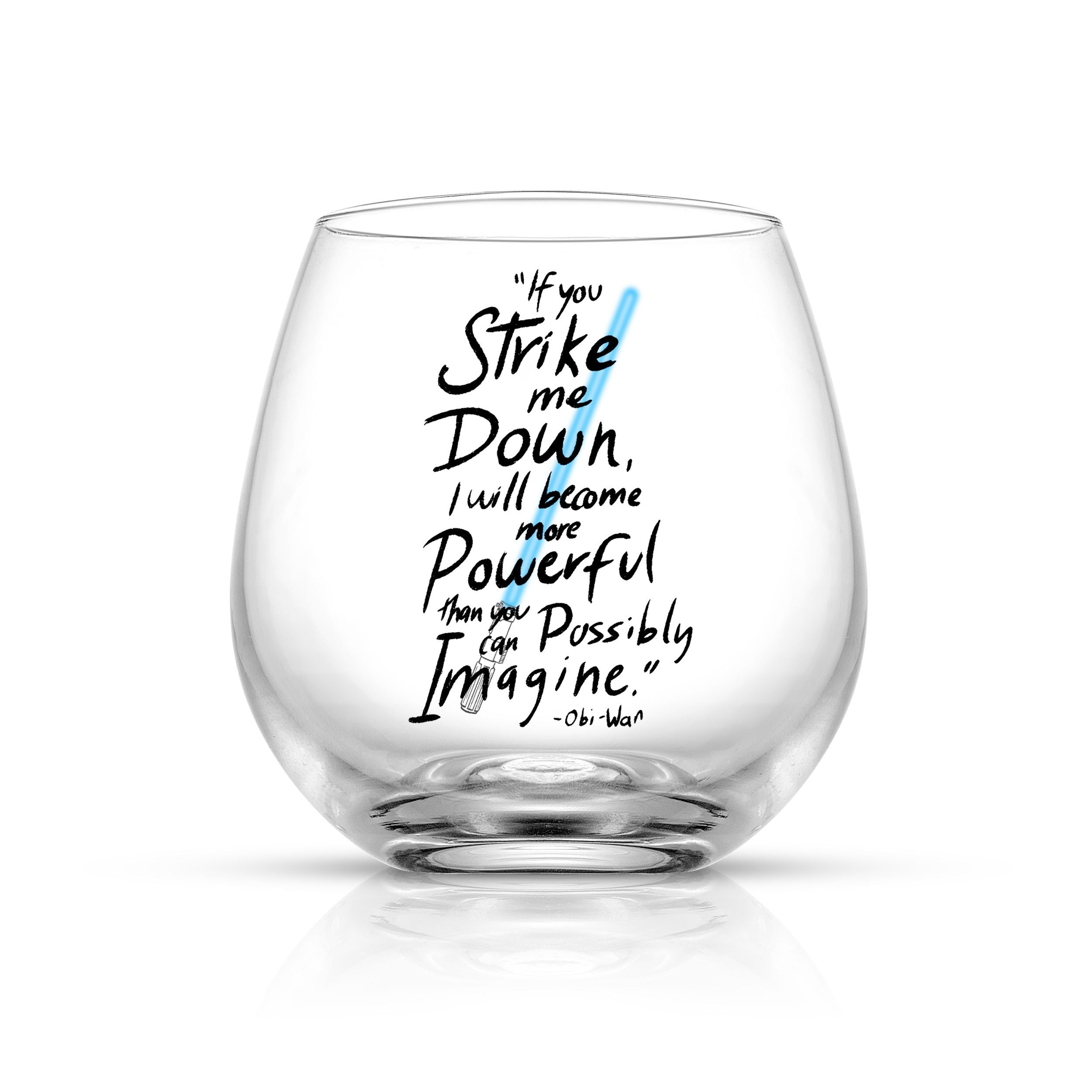 joyjolt-star-wars-obi-wan-kenobi-lightsaber-stemless-drinking-glass-set-set-of-2 image 3