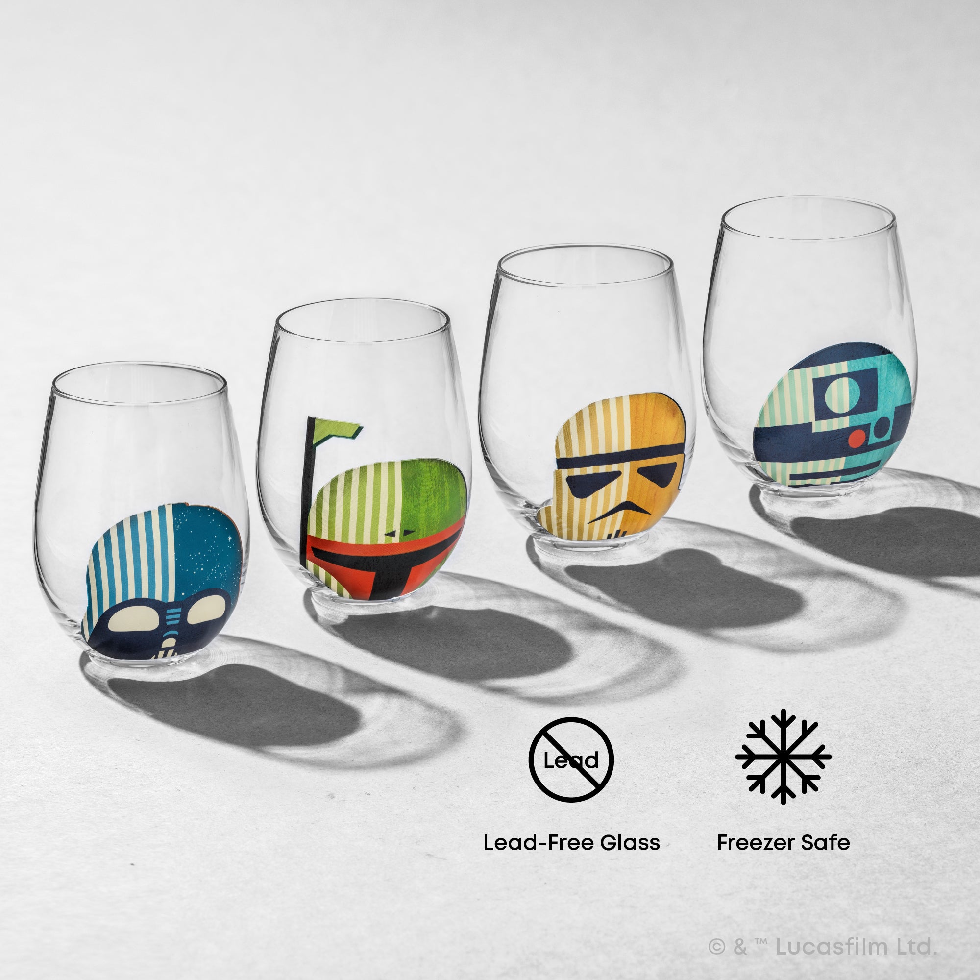 joyjolt-star-wars-helmet-hues-stemless-drinking-glasses-set-of-4-19-oz image 4