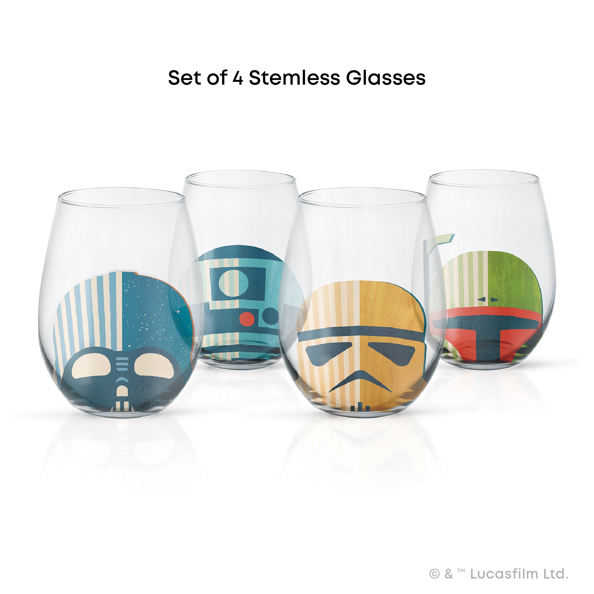 joyjolt-star-wars-helmet-hues-stemless-drinking-glasses-set-of-4-19-oz image 5