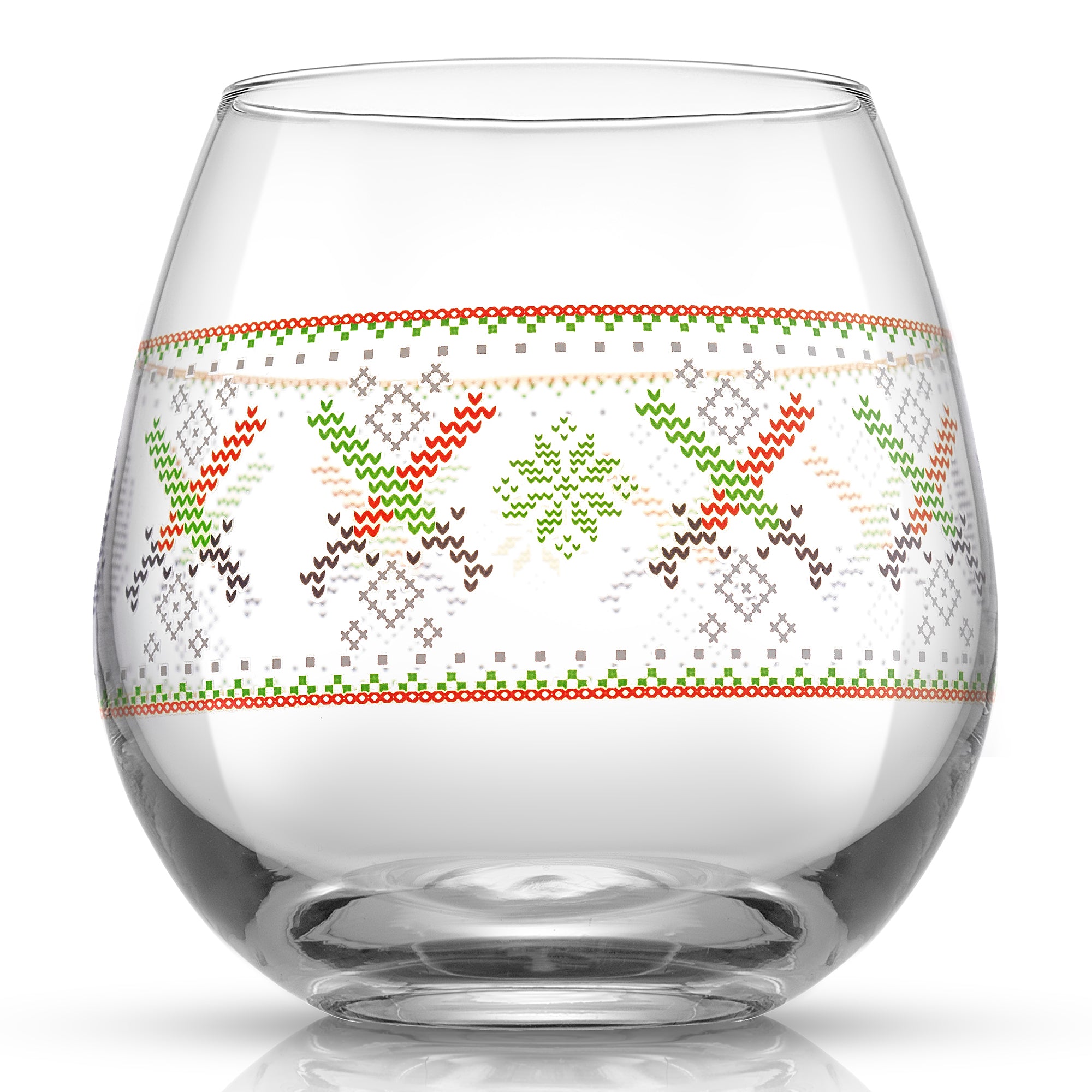 joyjolt-star-wars-ugly-sweater-stemless-drinking-glasses-set-of-4-festive-design image 3