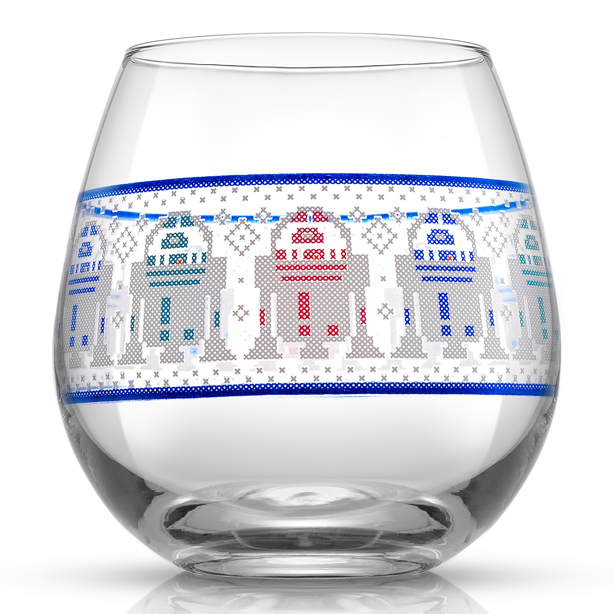 joyjolt-star-wars-ugly-sweater-stemless-drinking-glasses-set-of-4-festive-design image 5