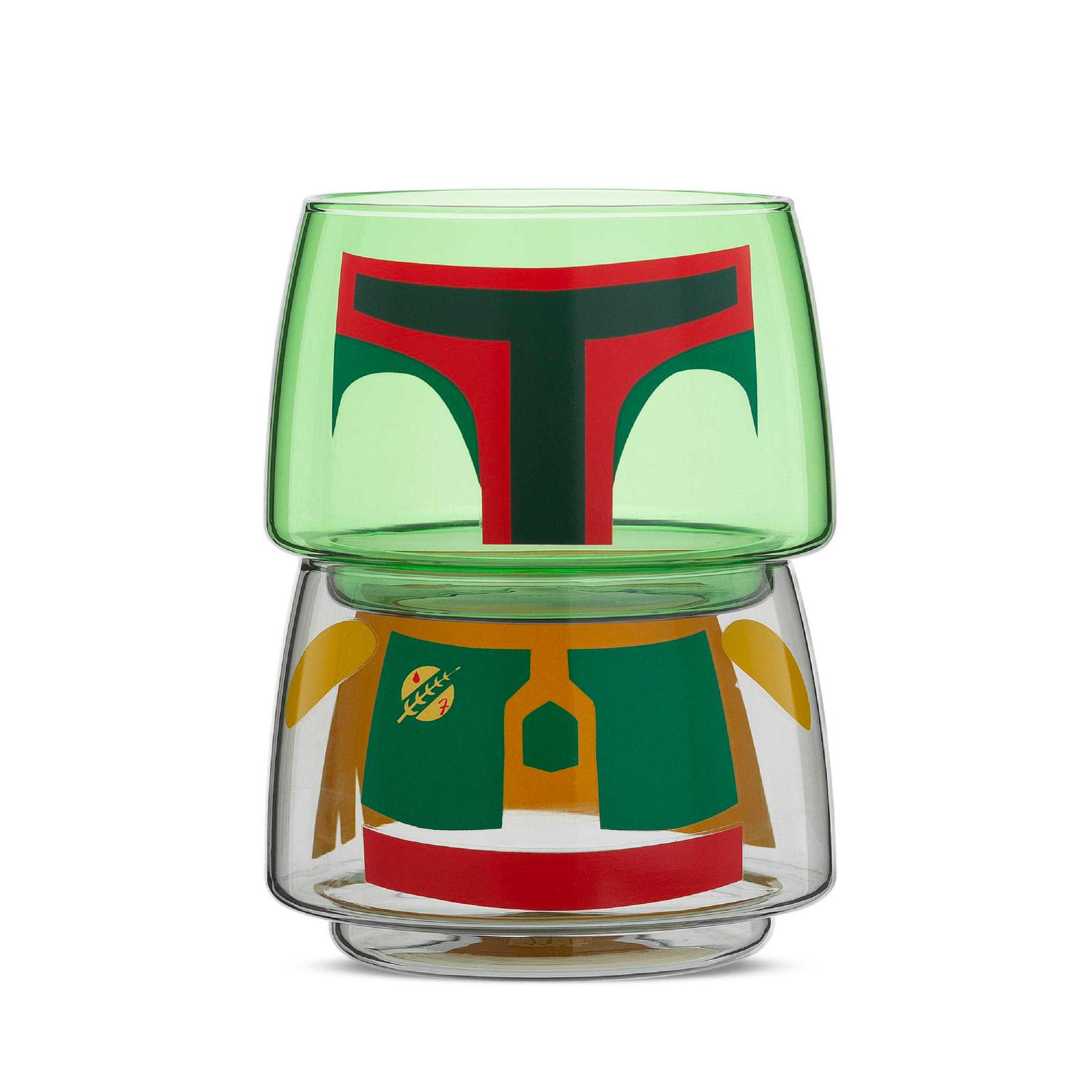 joyjolt-star-wars-boba-fett-stackable-glasses-set-of-2-9-5-oz image 1