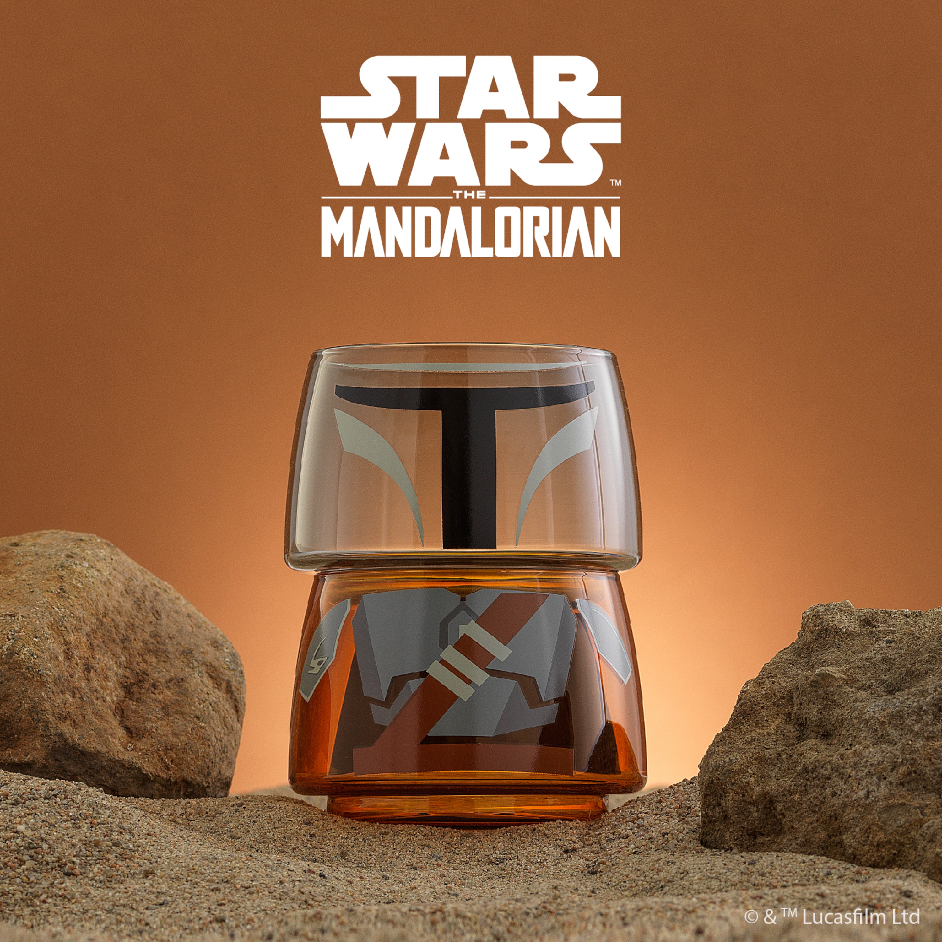 joyjolt-star-wars-stackable-character-collection-mandalorian-stackable-glasses-s image 2