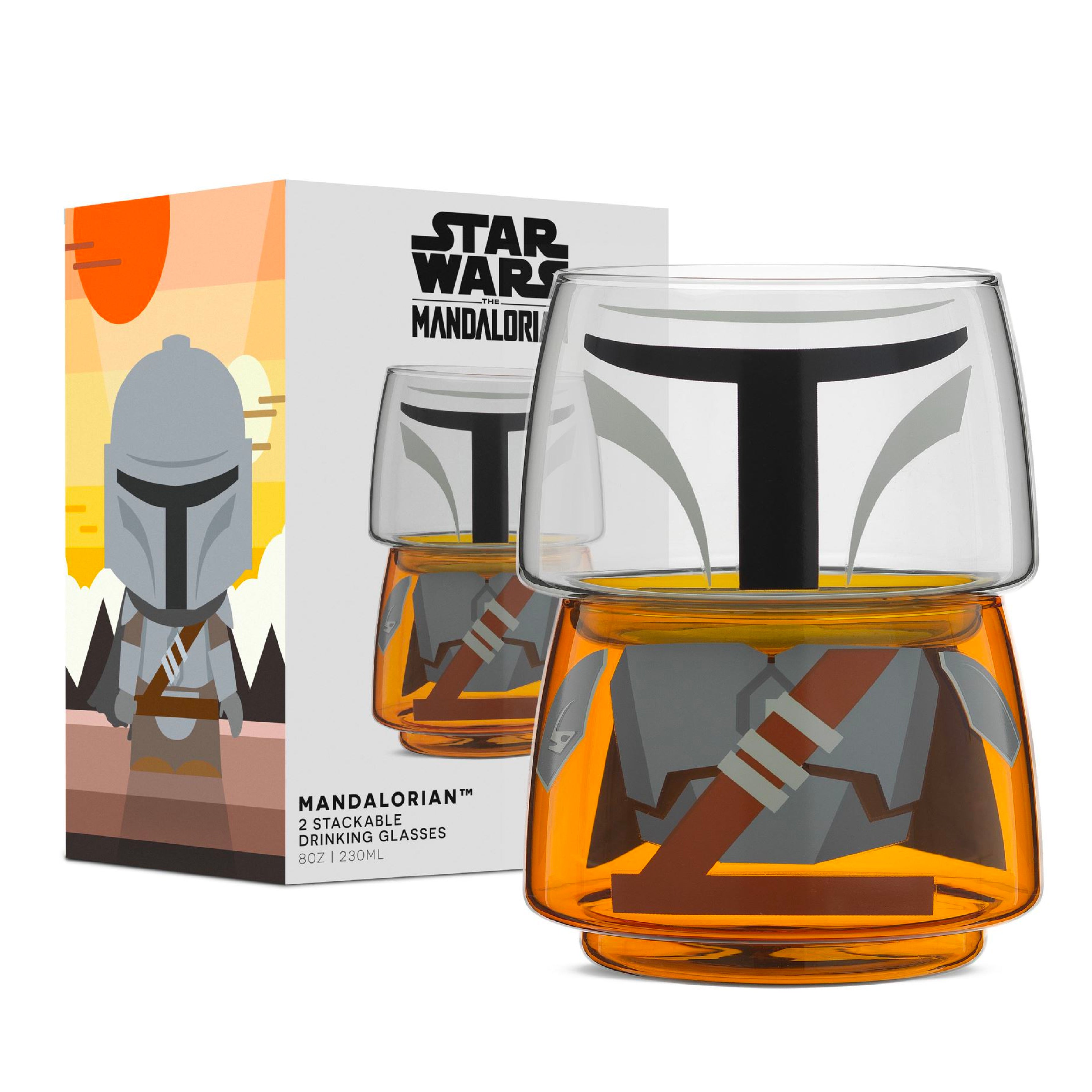 joyjolt-star-wars-stackable-character-collection-mandalorian-stackable-glasses-s image 7